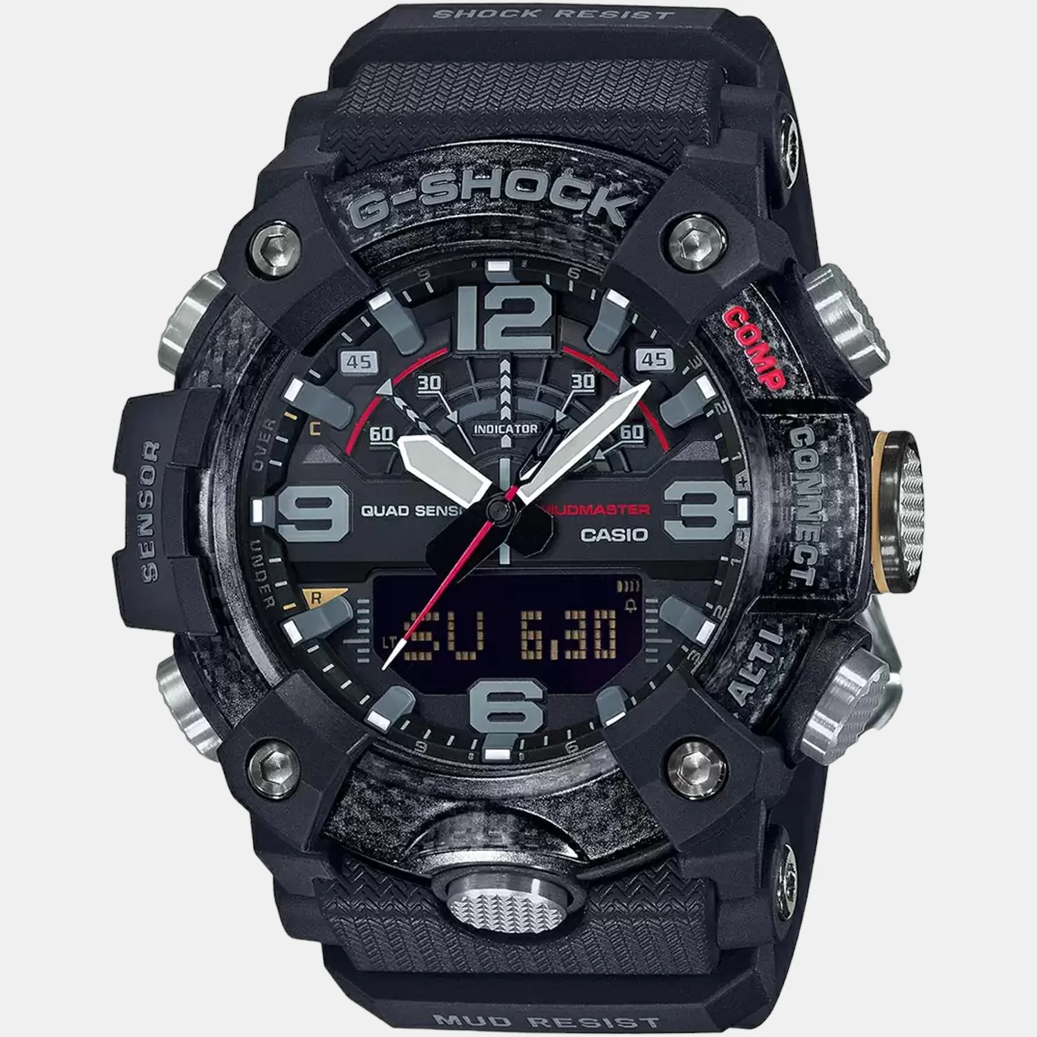 G-Shock Men Quartz Black Dial Analog-Digital Resin Watch G972 - Image 2