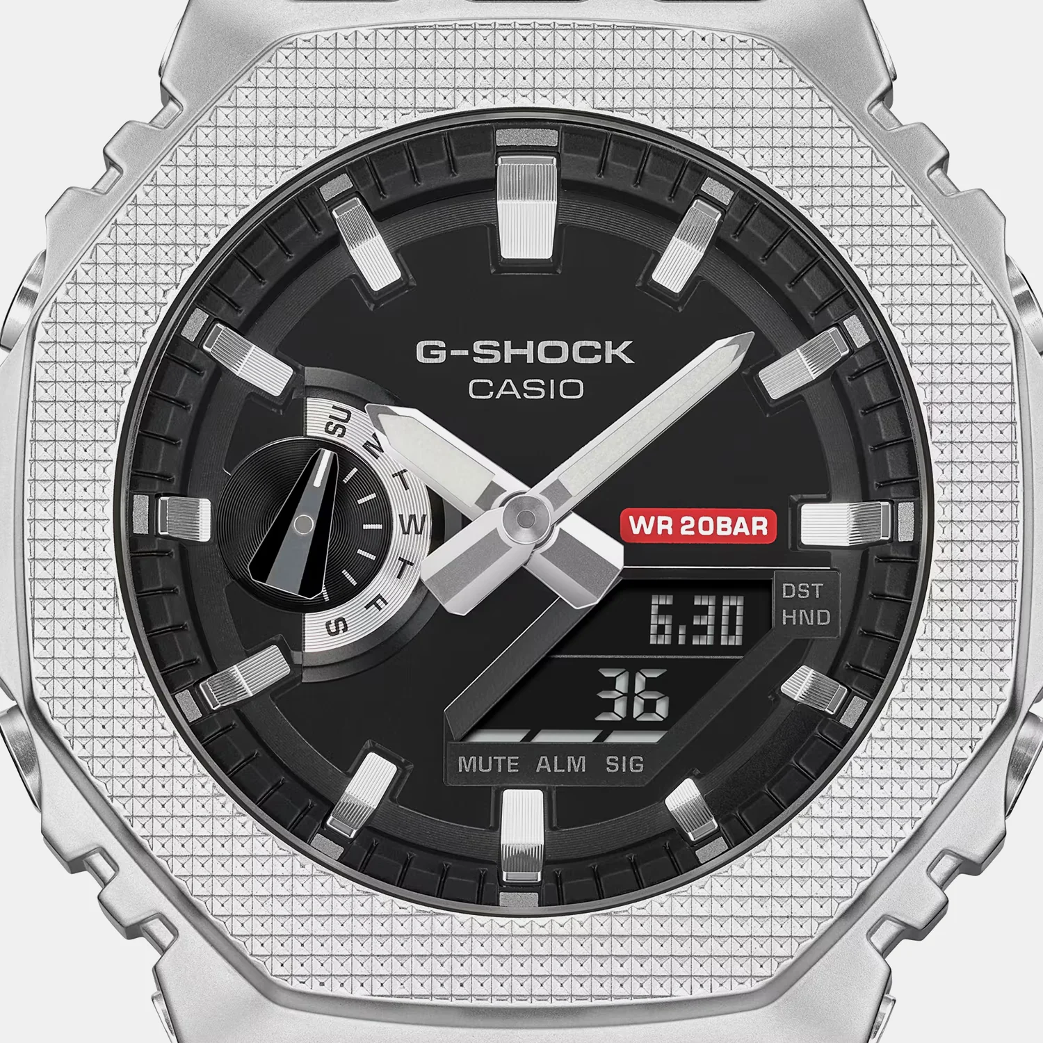 G-shock Men Quartz Black Dial Analog-Digital Rubber Watch G1763 - Image 4
