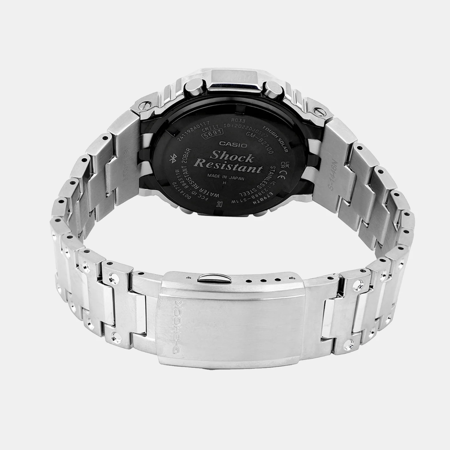 G-Shock Men Quartz Black Dial Analog-Digital Stainless Steel Watch G1638 - Image 6