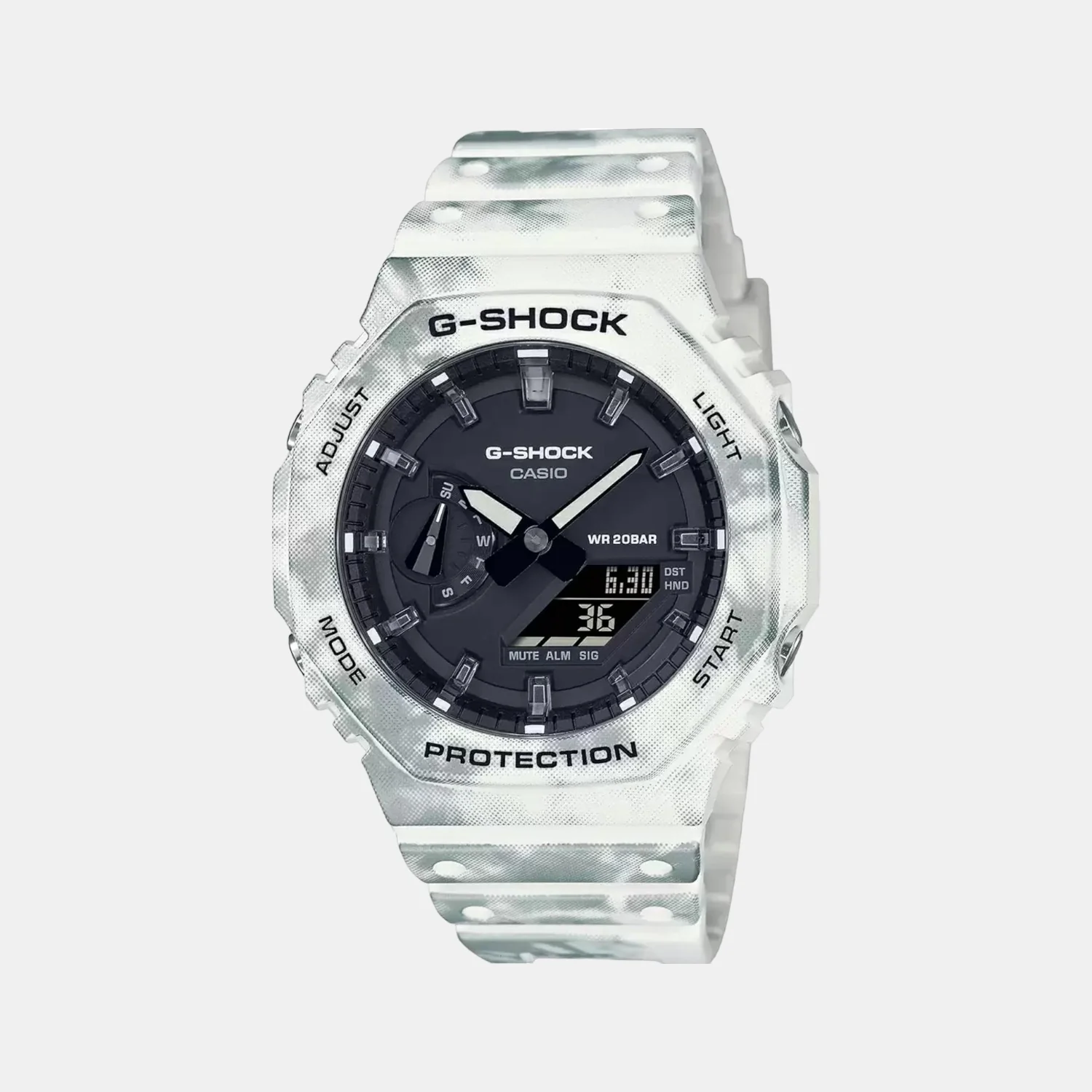 G-Shock Men Quartz Black Dial Analog Resin Watch G1192