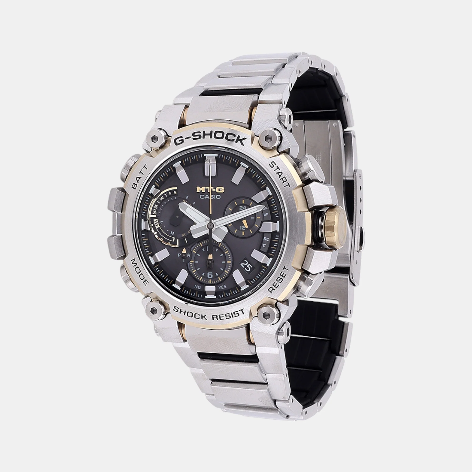 G-Shock Men Quartz Black Dial Chronograph Metal Watch G1446 - Image 2
