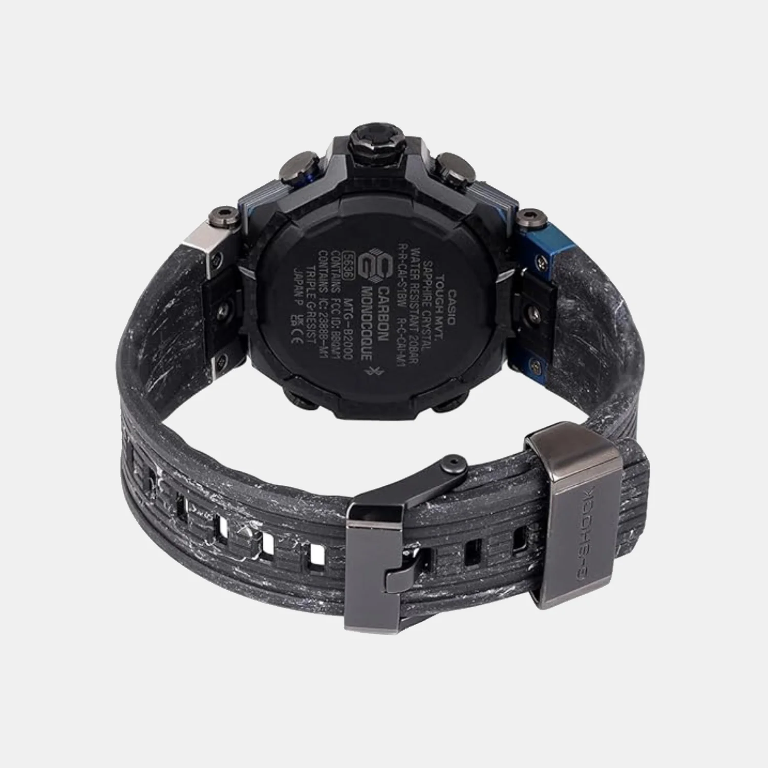 G-Shock Men Quartz Black Dial Chronograph Resin Watch G1645 - Image 5
