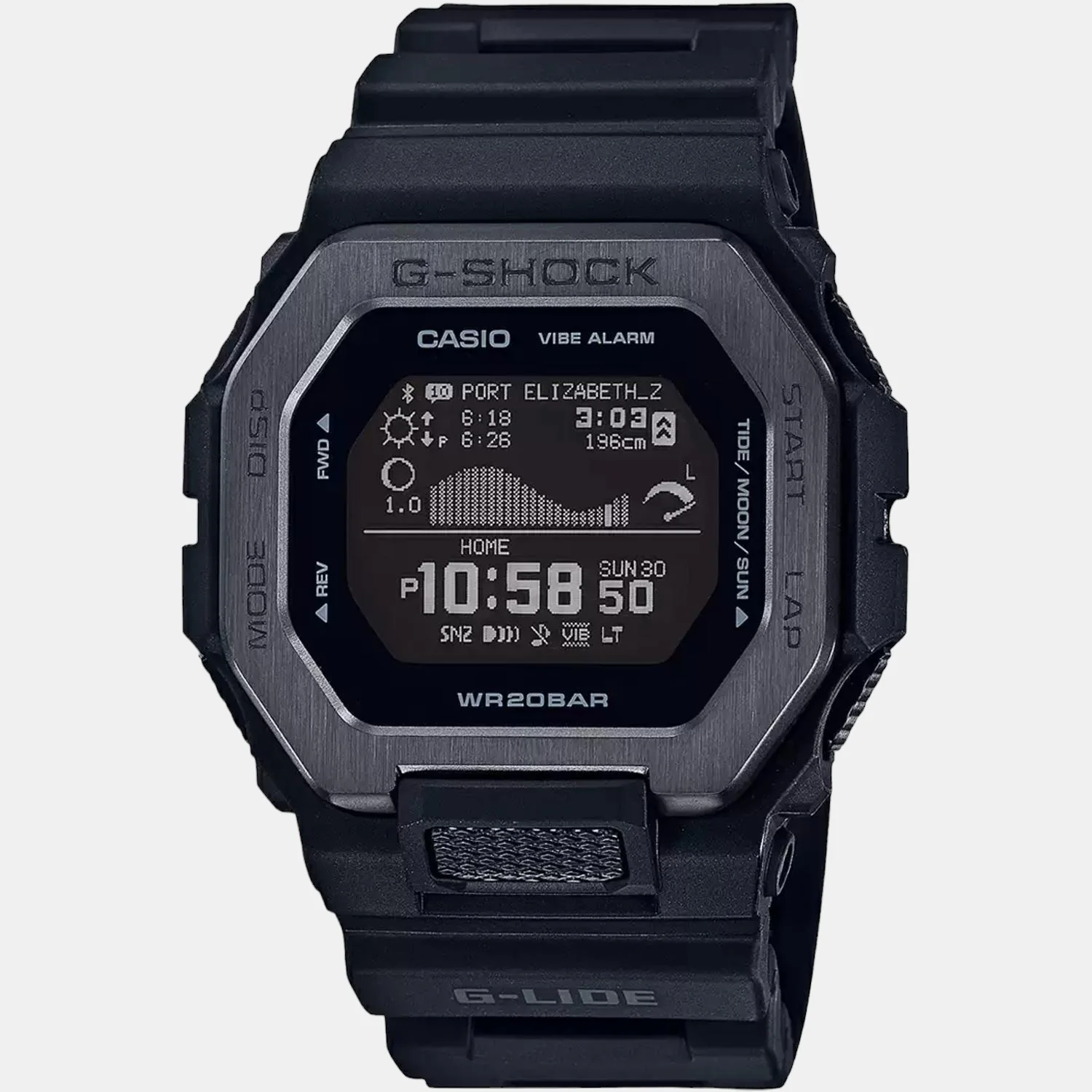 G-Shock Men Quartz Black Dial Digital Resin Watch G1125 - Image 2