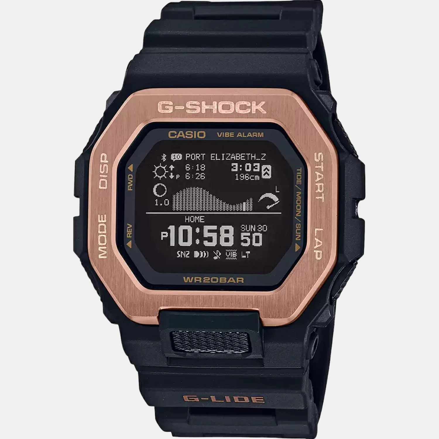 G-Shock Men Quartz Black Dial Digital Resin Watch G1126 - Image 2