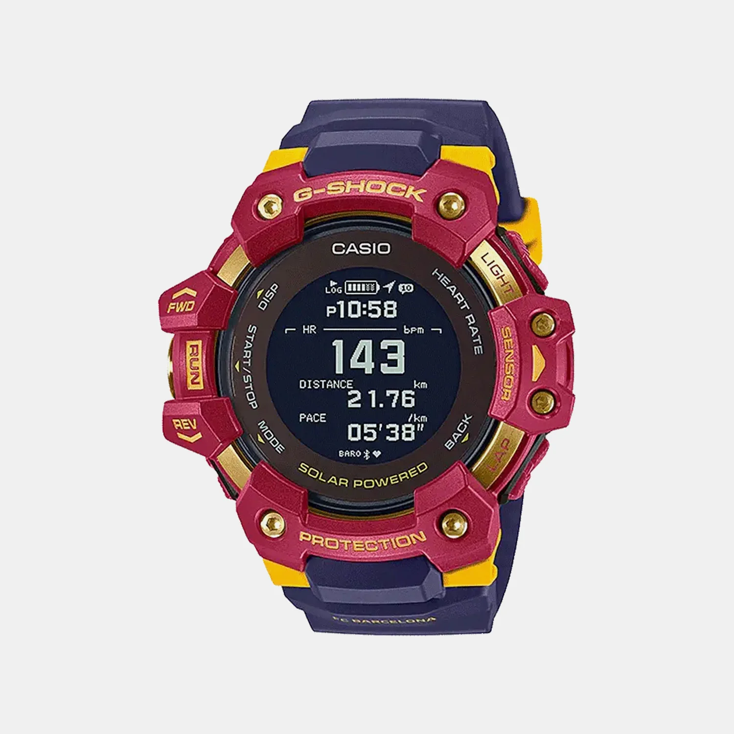 G-Shock Men Quartz Black Dial Digital Resin Watch G1207