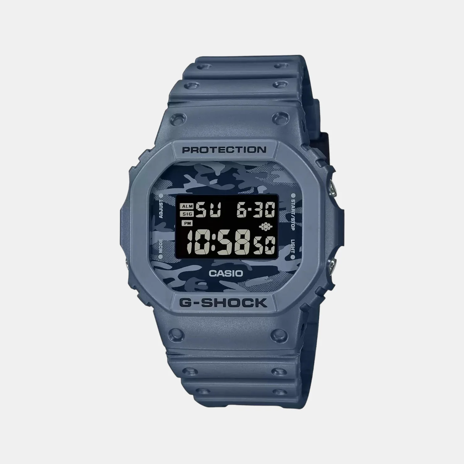G-Shock Men Quartz Black Dial Digital Resin Watch G1208