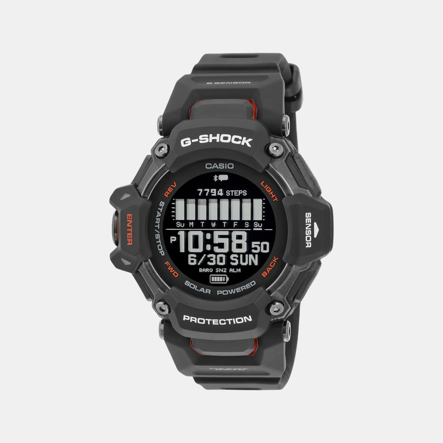 G-Shock Men Quartz Black Dial Digital Resin Watch G1381