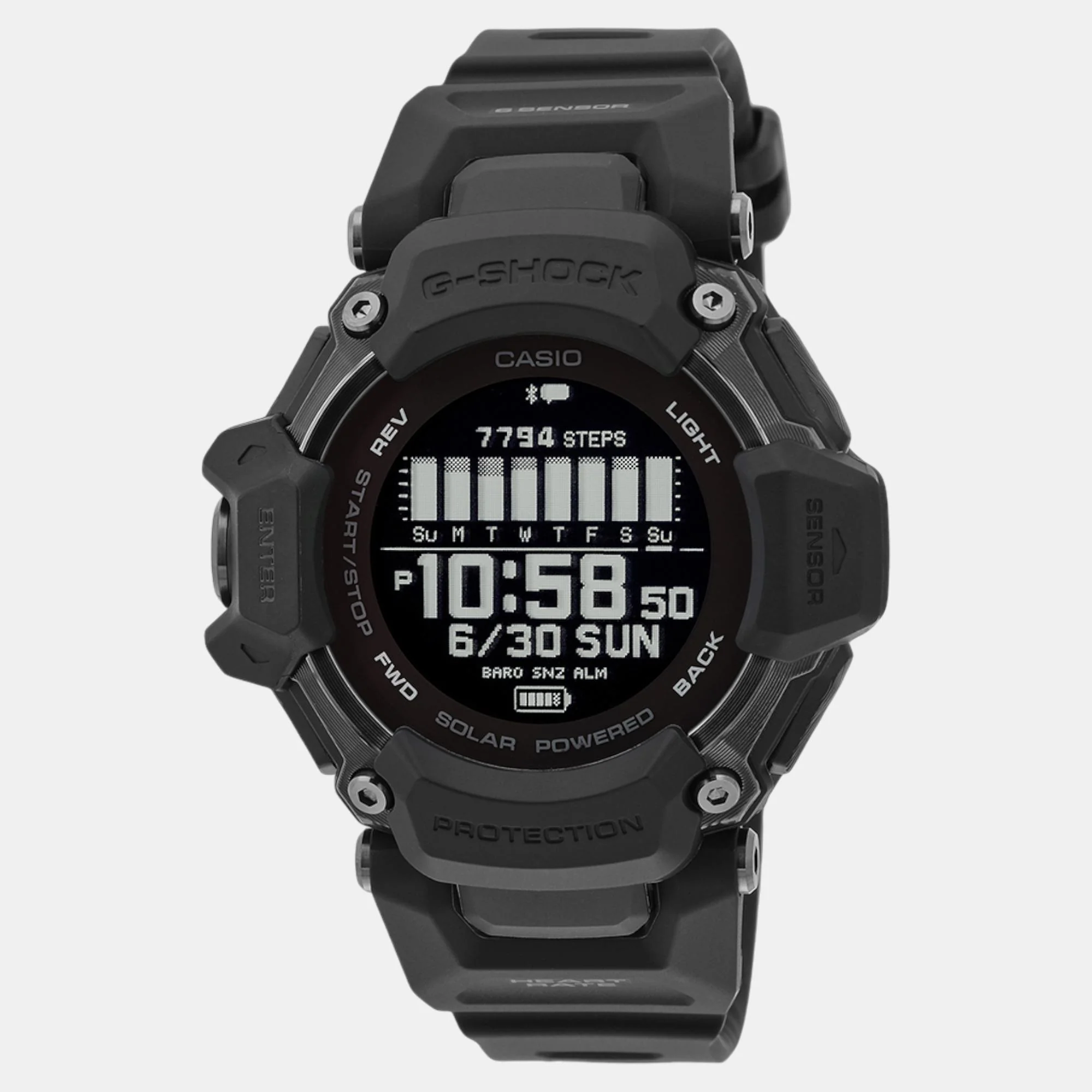 G-Shock Men Quartz Black Dial Digital Resin Watch G1382 - Image 2