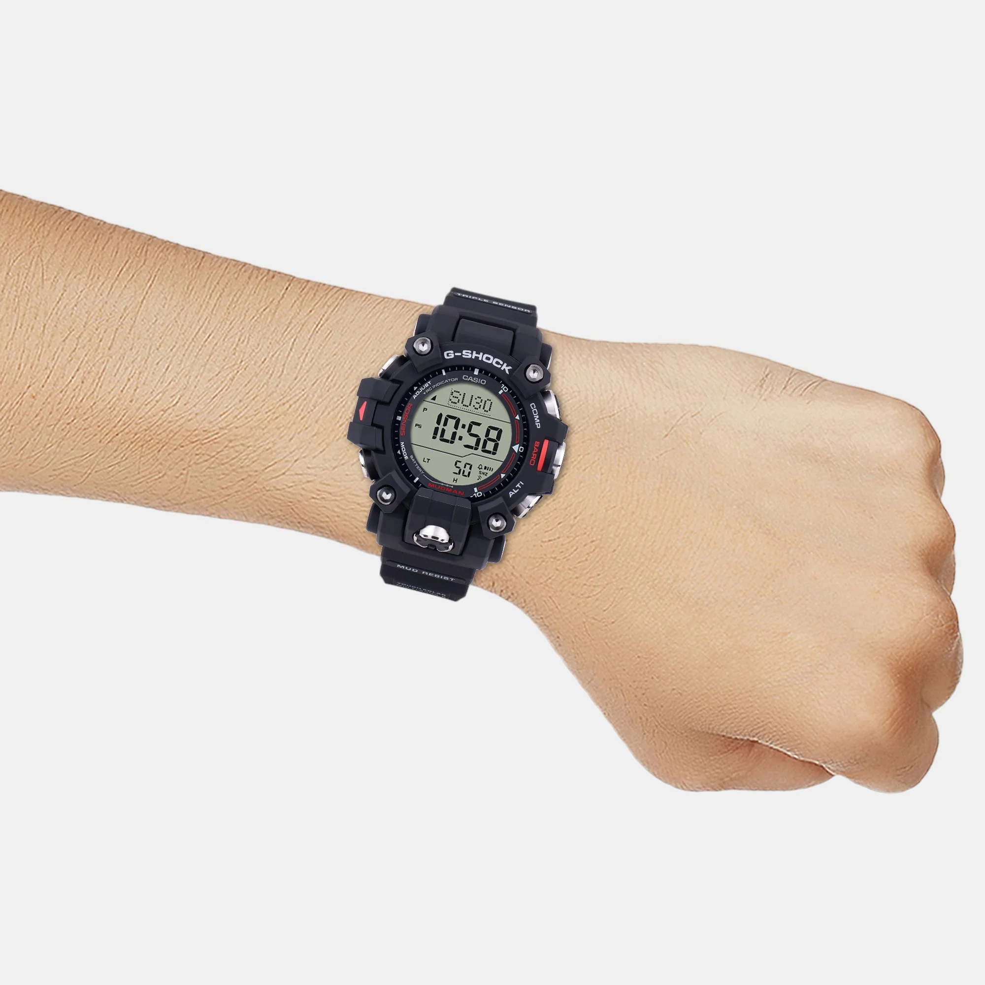 G-Shock Men Quartz Black Dial Digital Resin Watch G1444 - Image 7