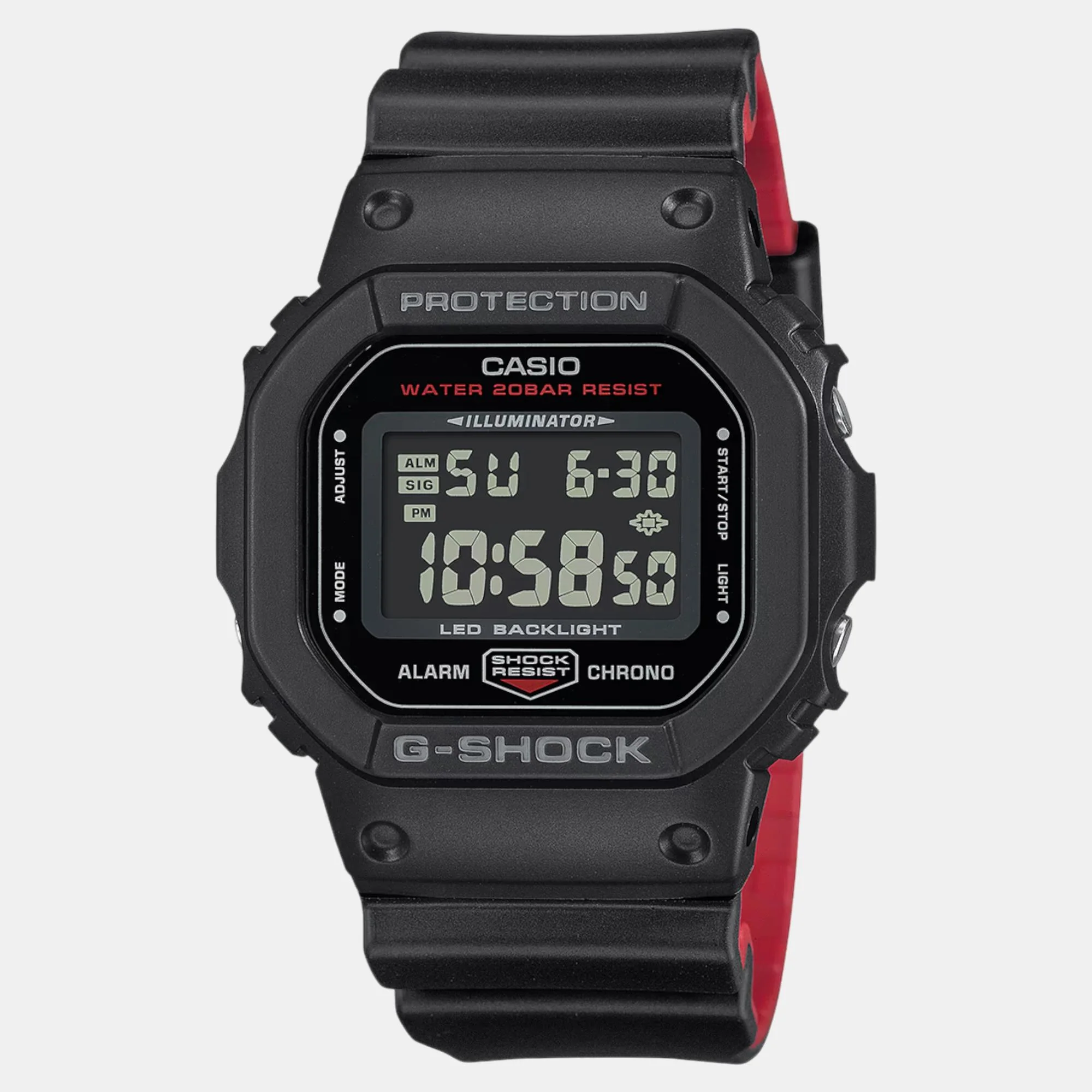 G-Shock Men Quartz Black Dial Digital Resin Watch G1515 - Image 2