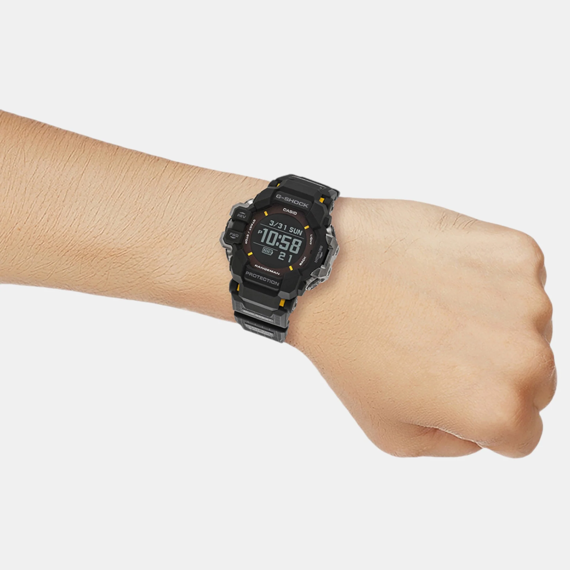 G-Shock Men Quartz Black Dial Digital Resin Watch G1529 - Image 8