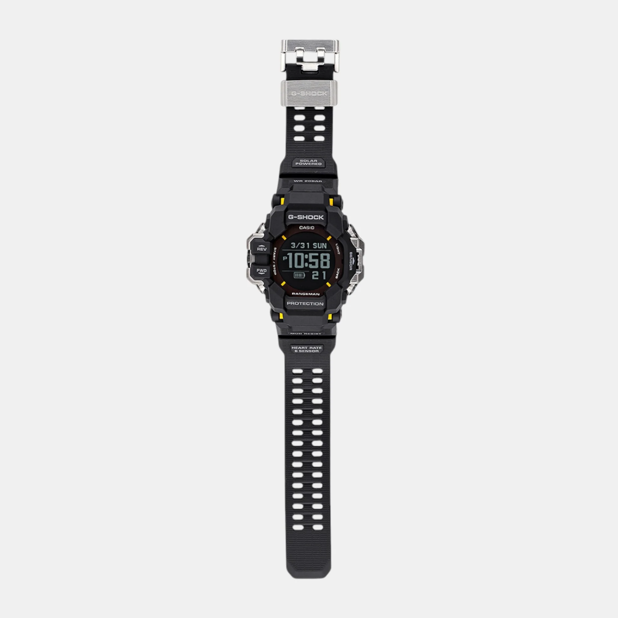 G-Shock Men Quartz Black Dial Digital Resin Watch G1529 - Image 9