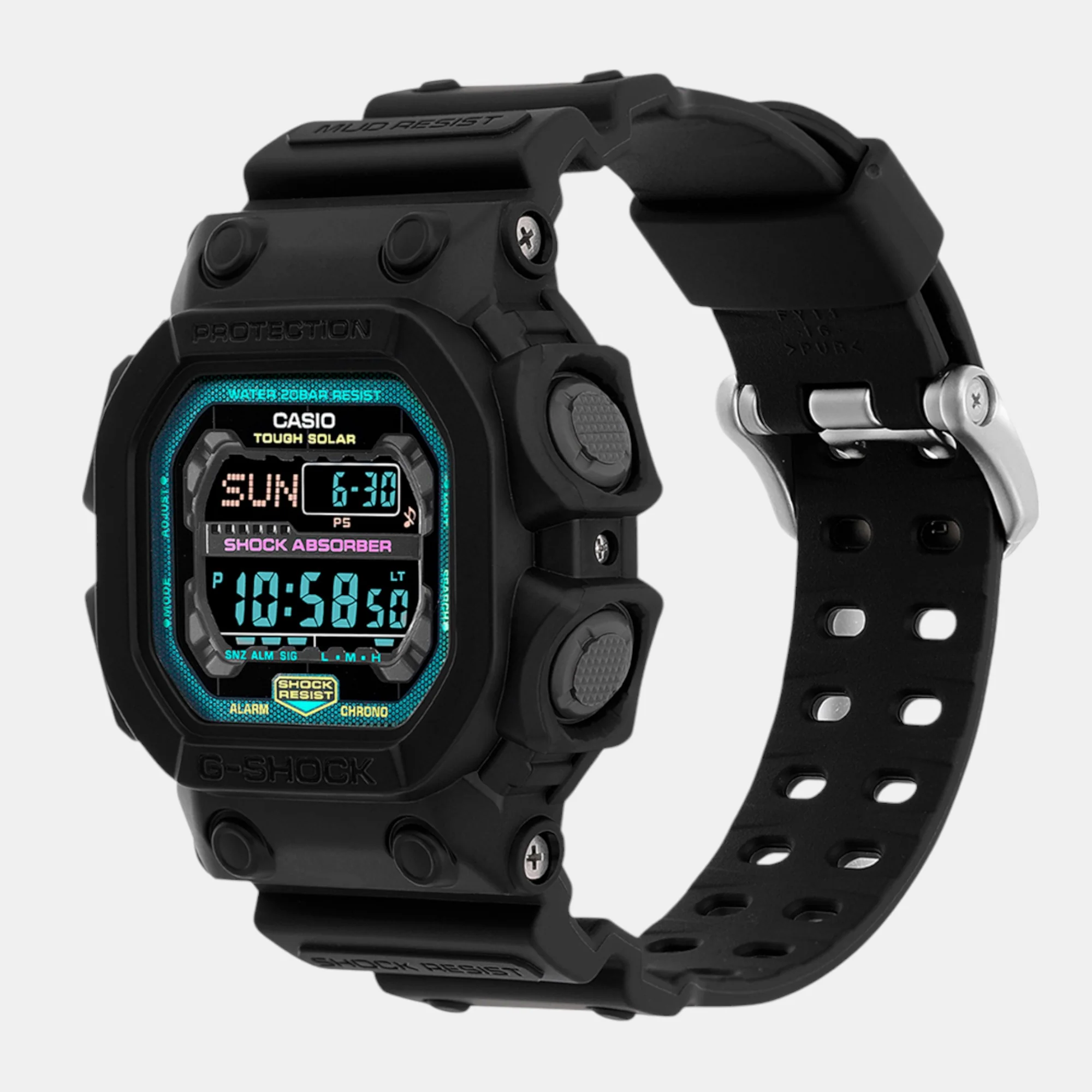 G-Shock Men Quartz Black Dial Digital Resin Watch G1565 - Image 3