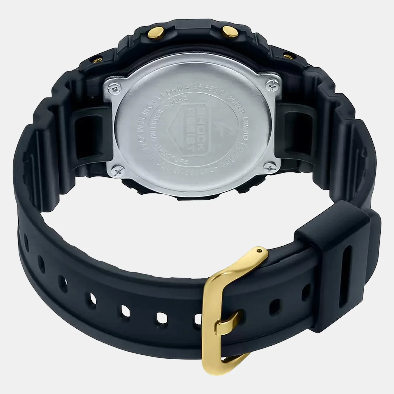 G-Shock Men Quartz Gold Dial Digital Resin Watch G861 - Image 5