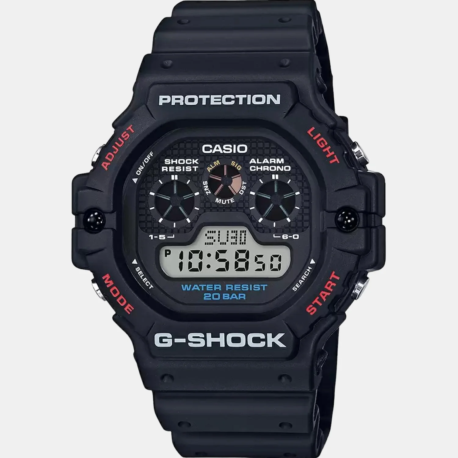 G-Shock Men Quartz Black Dial Digital Resin Watch G909 - Image 2