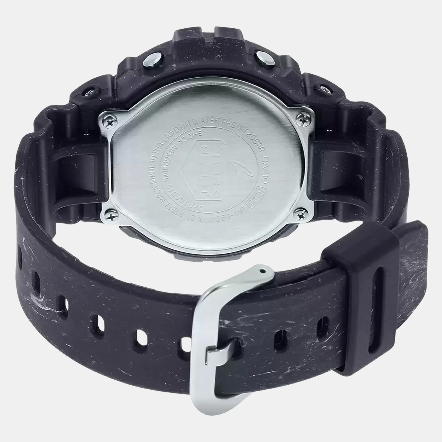 G-Shock Men Quartz Black Dial Digital Stainless Steel Watch G1132 - Image 5