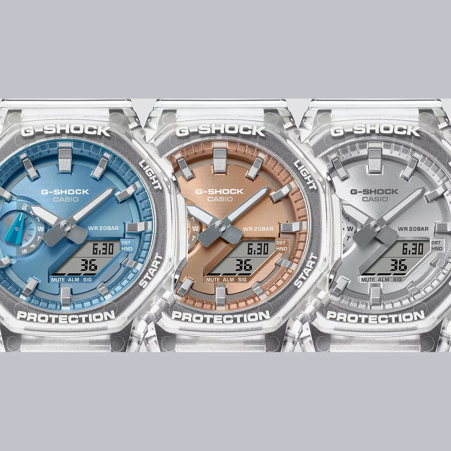 G-Shock Men Quartz Blue Dial Analog-Digital Resin Watch G1690 - Image 6