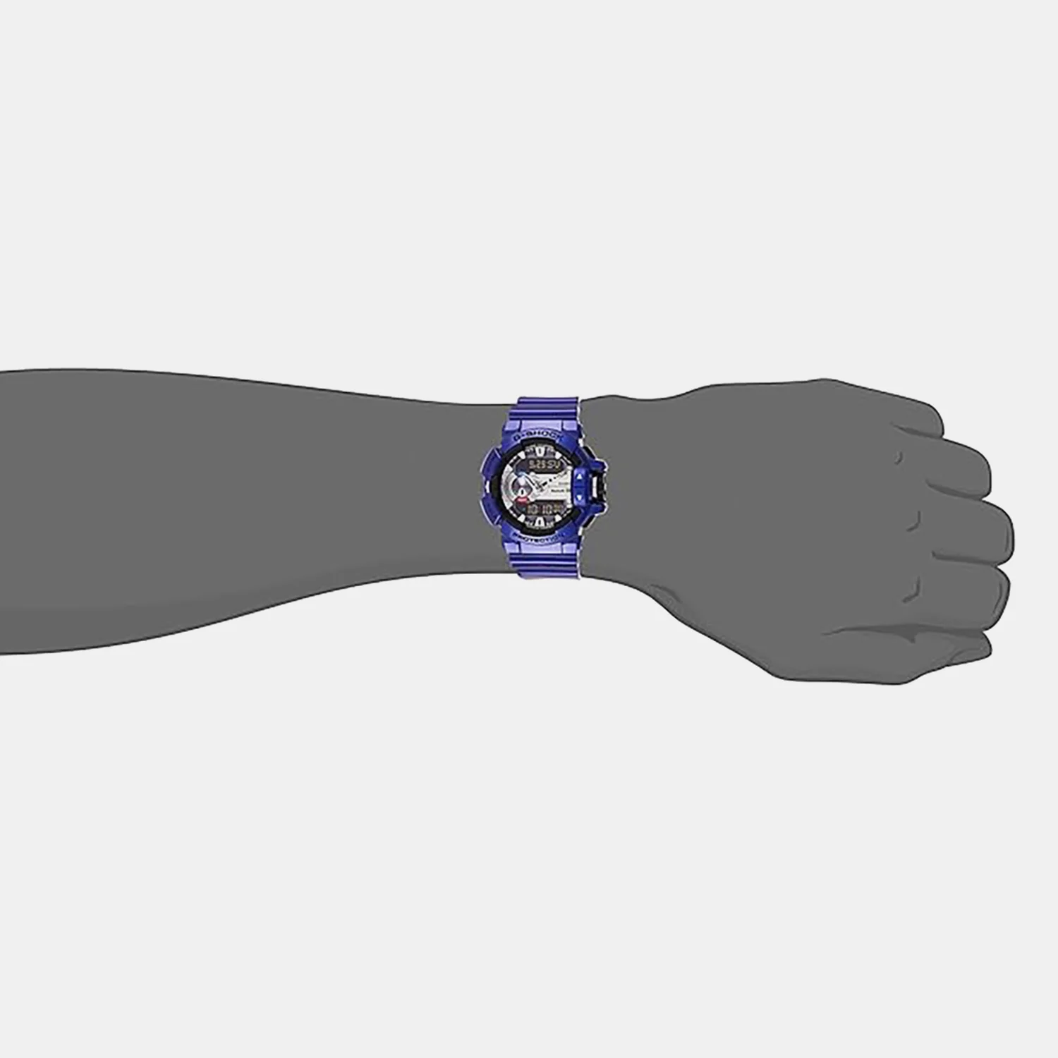 G-Shock Men Quartz Blue Dial Analog-Digital Resin Watch G558 - Image 4