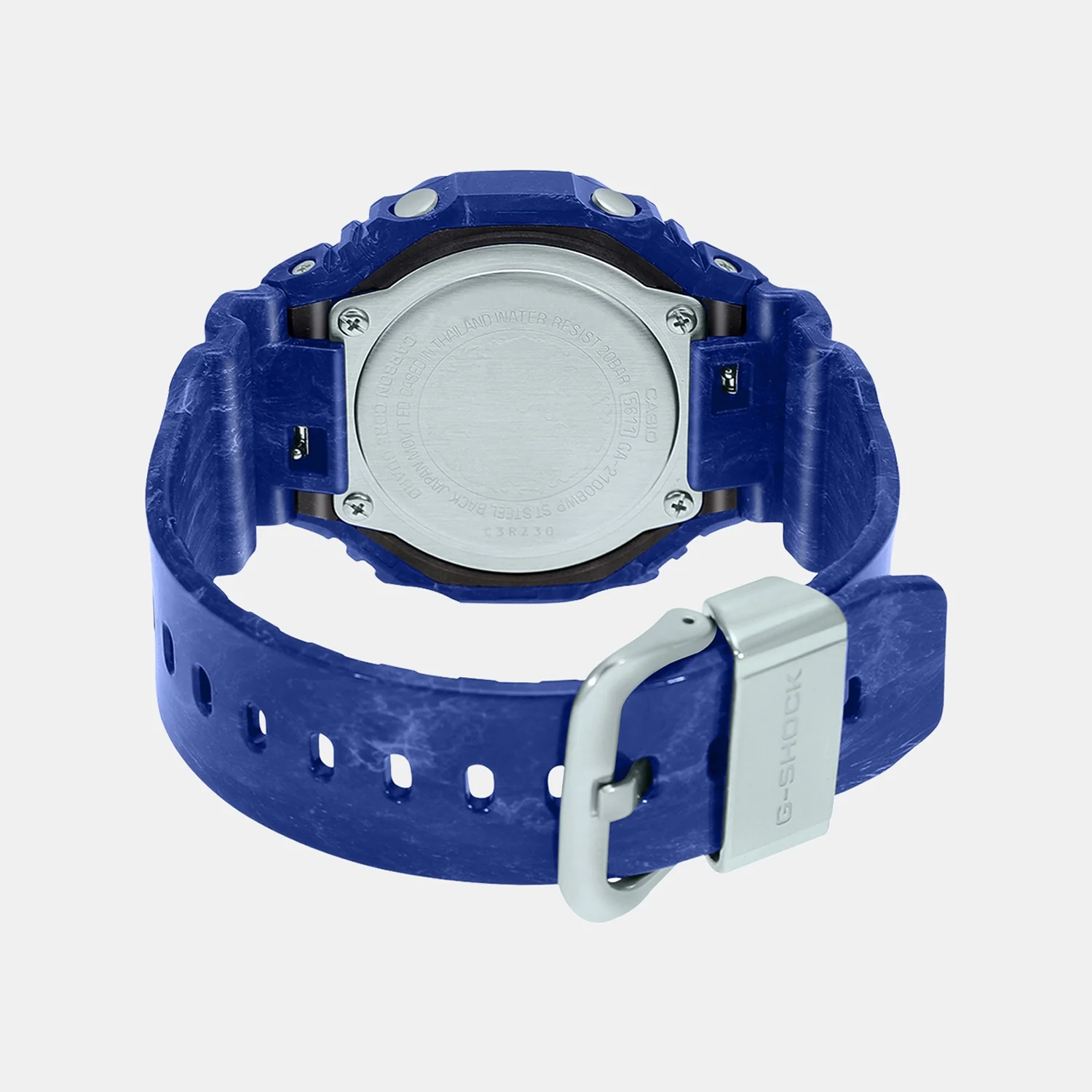 G-Shock Men Quartz Blue Dial Analog-Digital Resin Watch GA-2100BWP-2ADR G1257 - Image 5