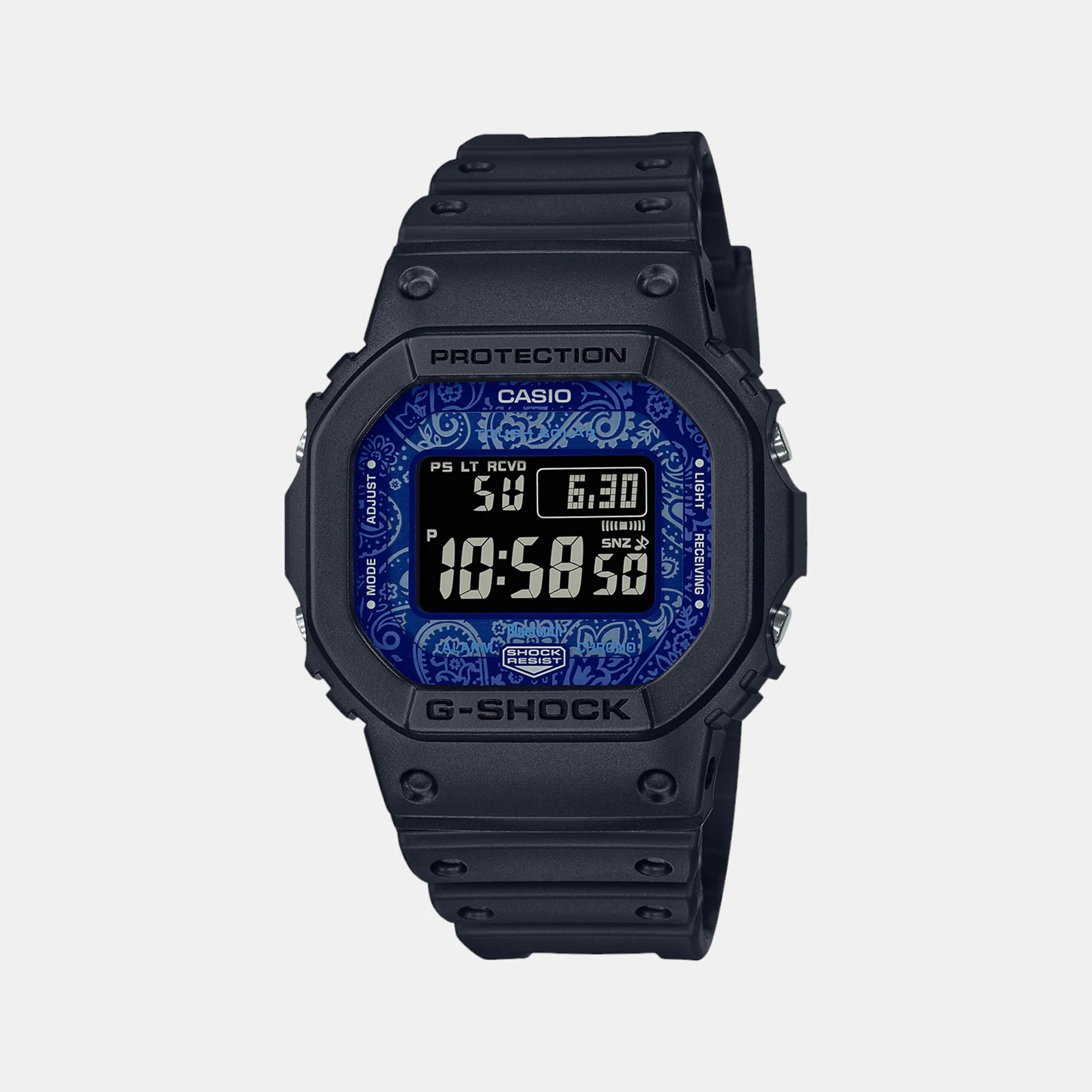 G-Shock Men Quartz Blue Dial Digital Resin Watch G1240