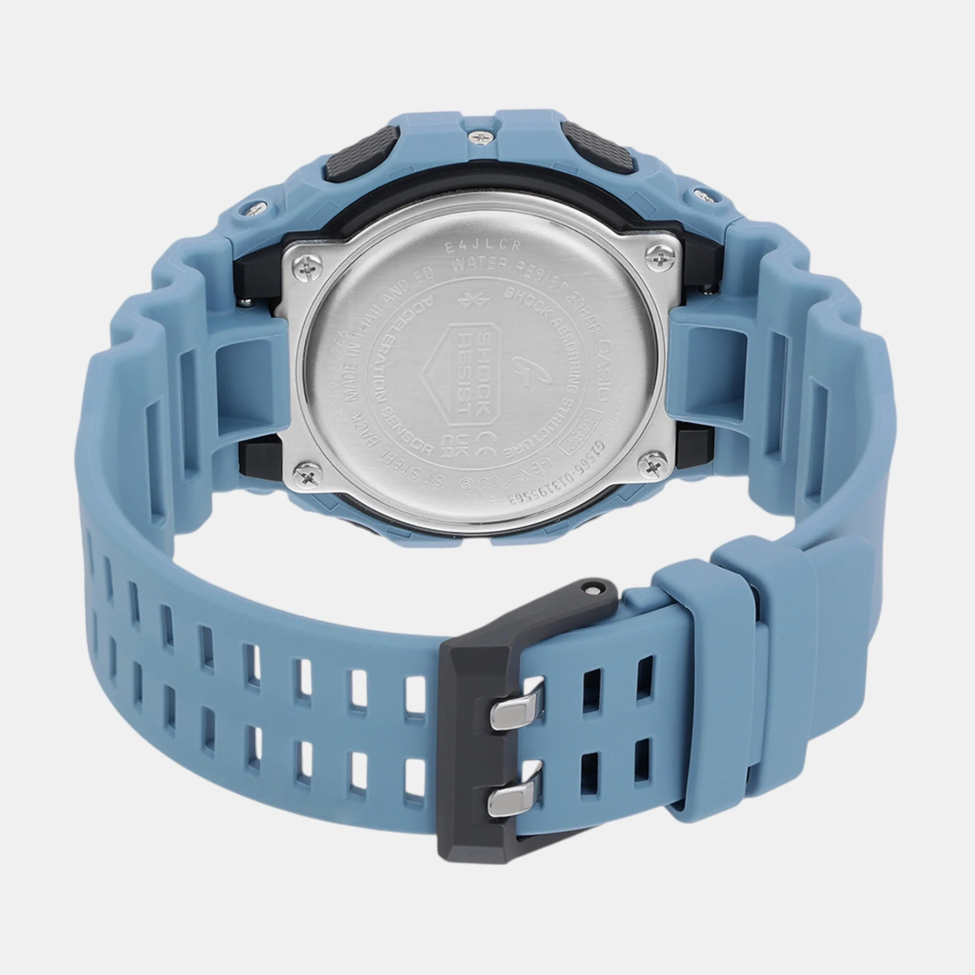 G-Shock Men Quartz Cyan Dial Digital Resin Watch G1566 - Image 7