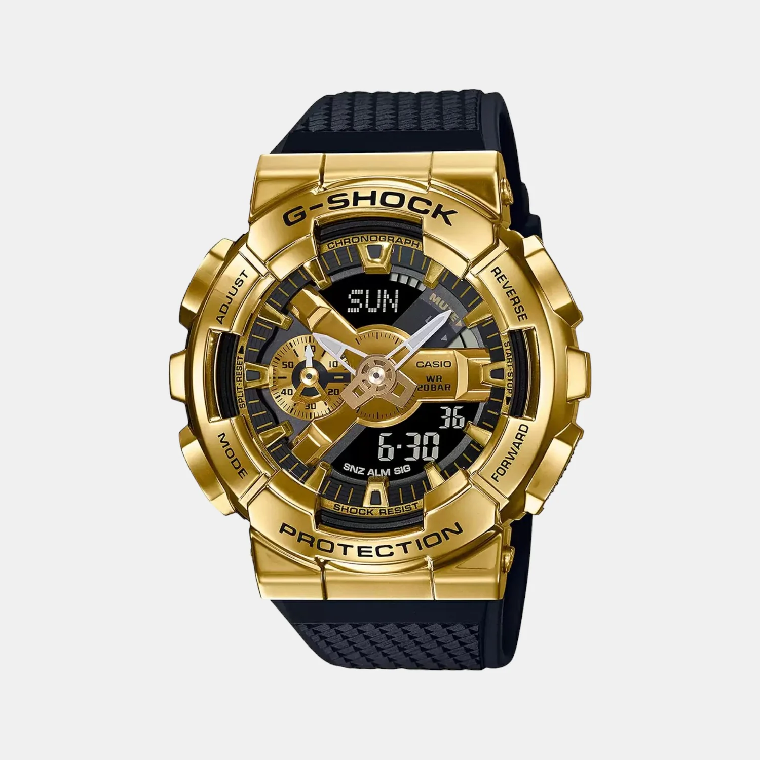 G-Shock Men Quartz Gold Dial Analog-Digital Resin Watch G1053 - Image 2