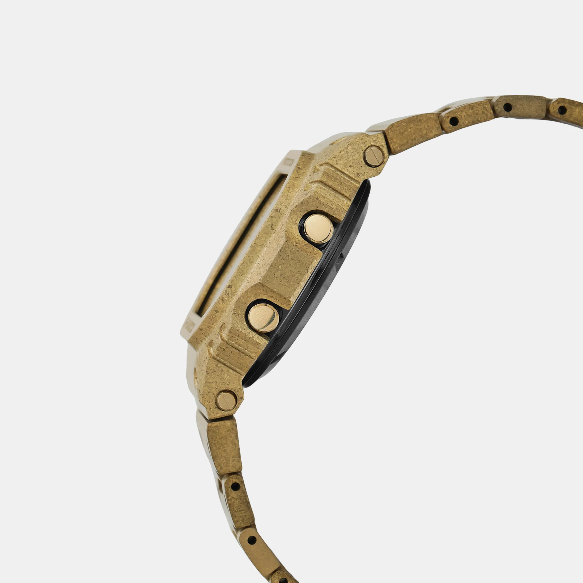 G-Shock Men Quartz Gold Dial Digital Stainless Steel Watch G1392 - Image 5