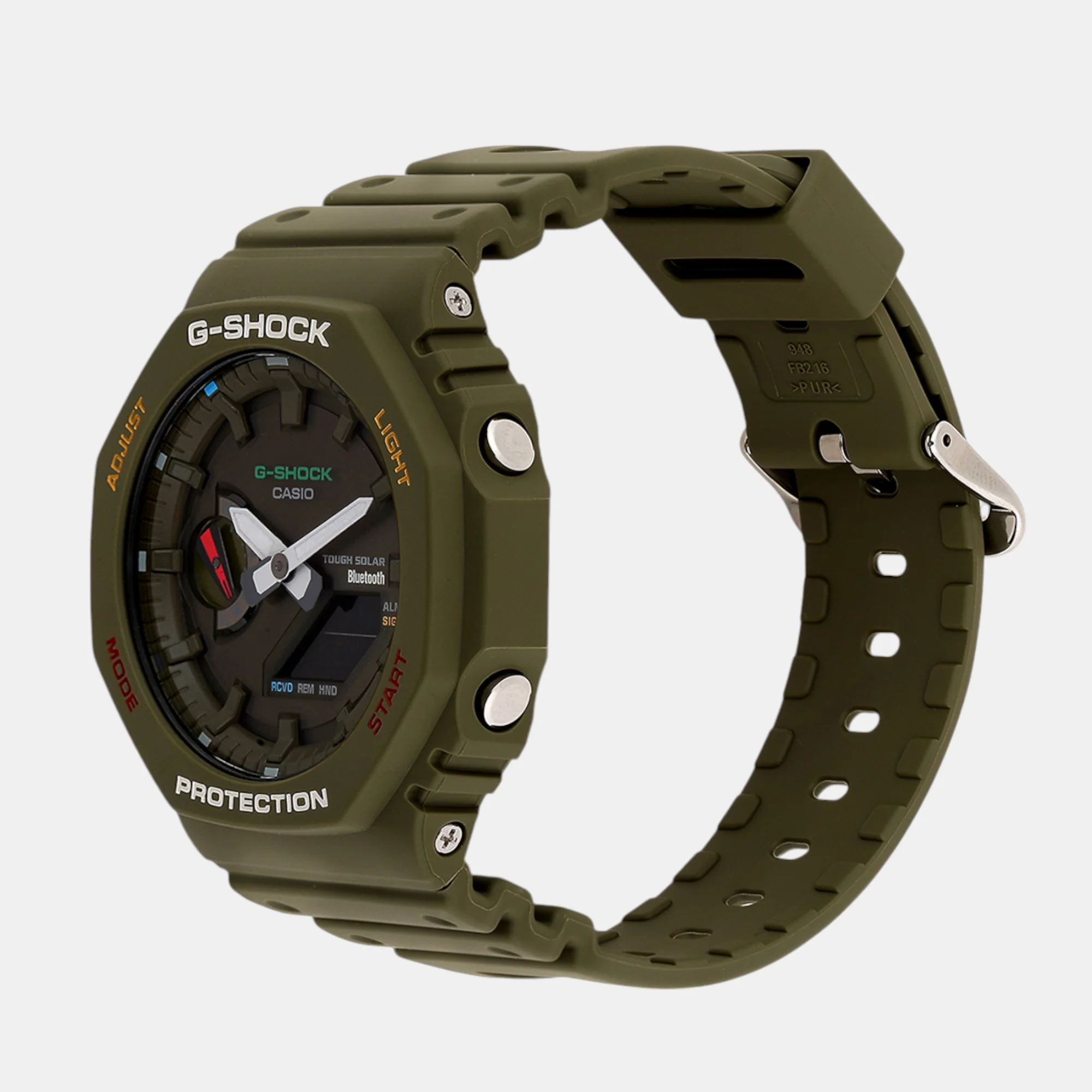 G-Shock Men Quartz Green Dial Analog-Digital Resin Watch G1477 - Image 4