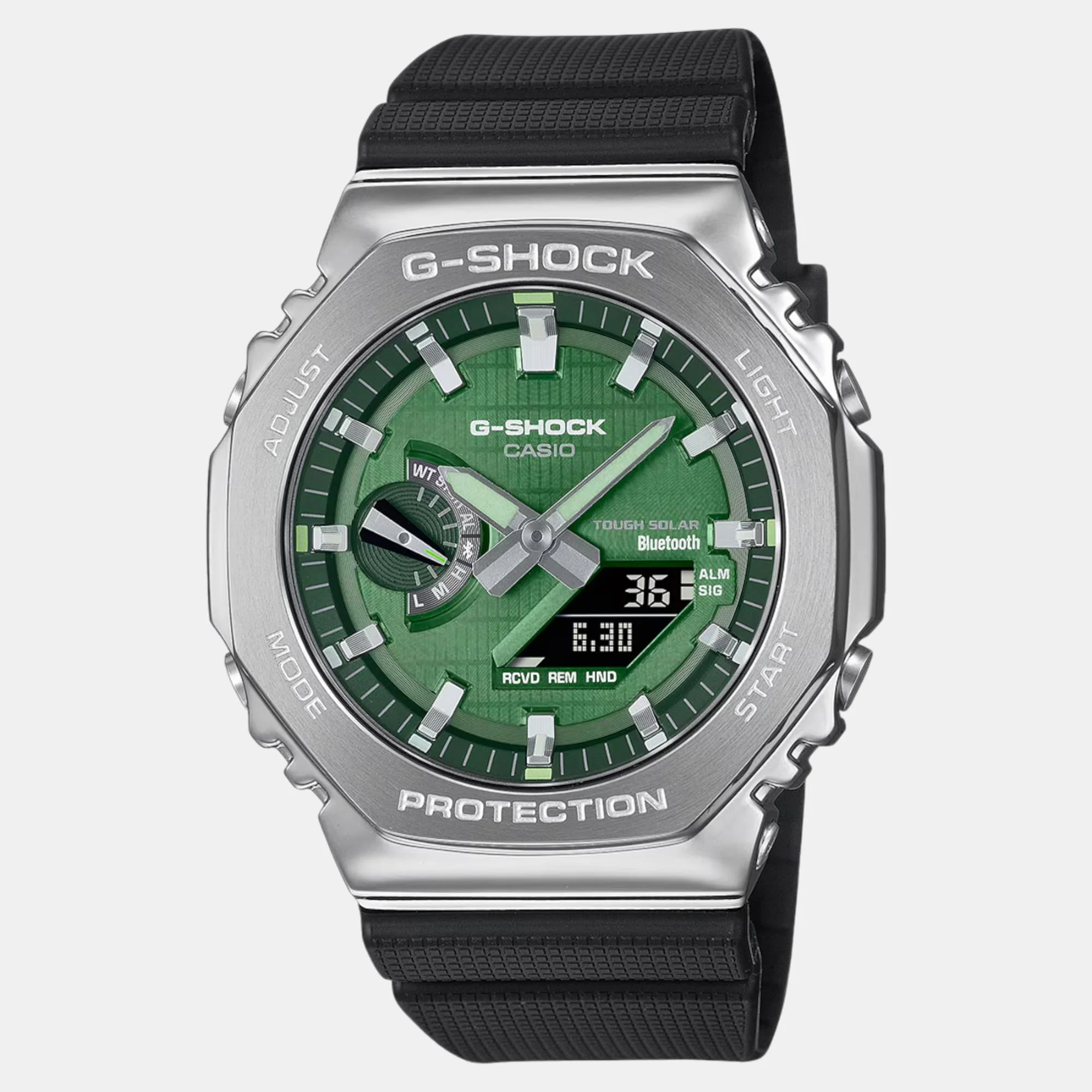 G-Shock Men Quartz Green Dial Analog-Digital Resin Watch G1583 - Image 2