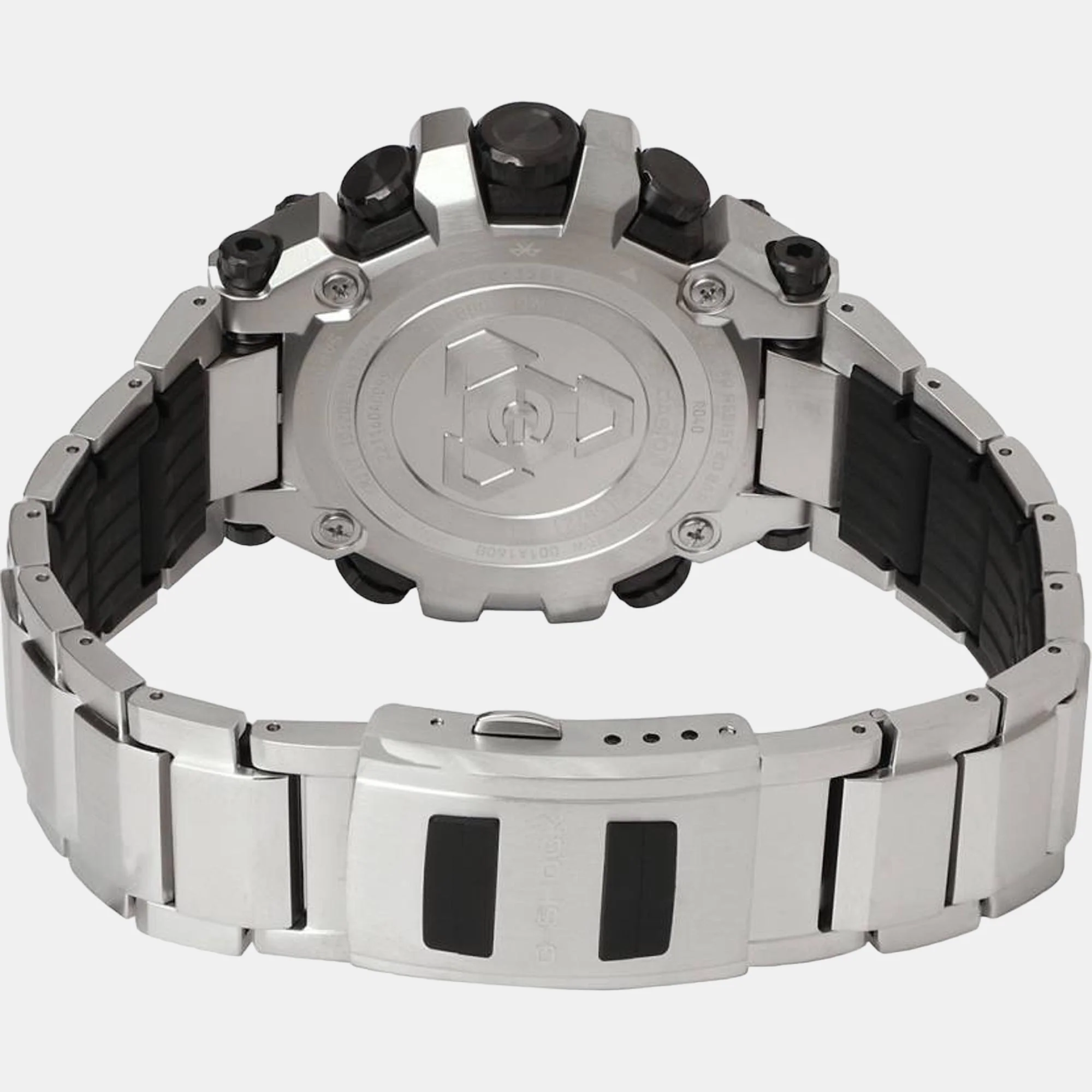 G-Shock Men Quartz Grey Dial Chronograph Stainless Steel Watch G1306 - Image 3