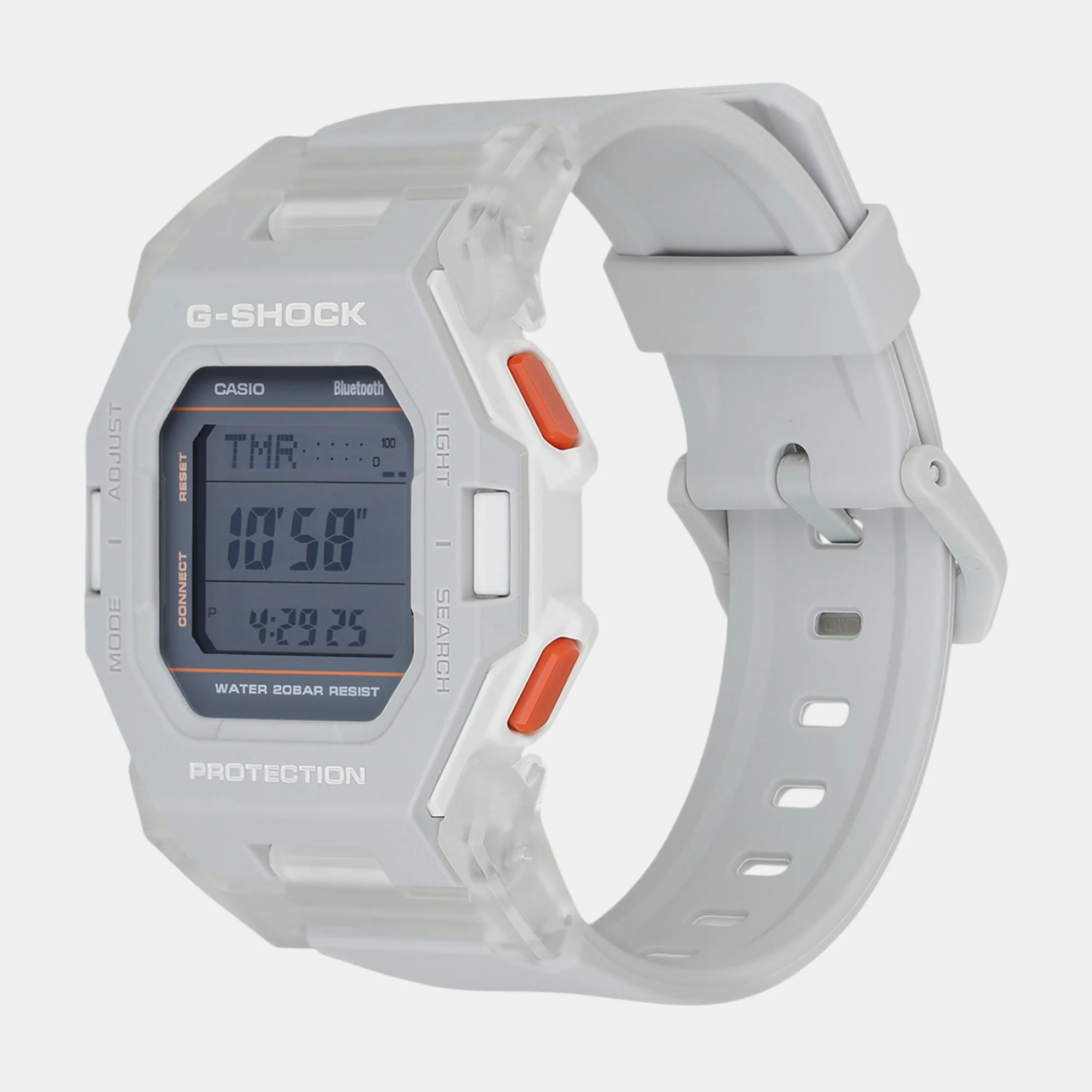 G-Shock Men Quartz Grey Dial Digital Resin Watch G1556 - Image 3