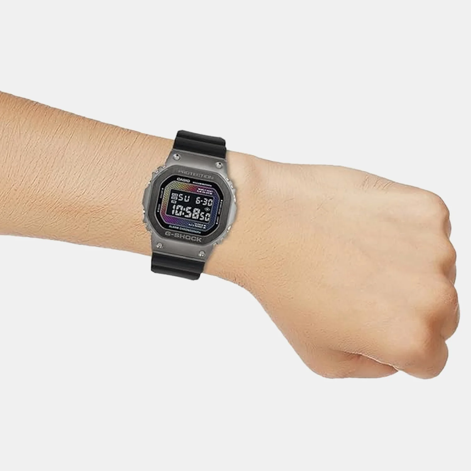 G-Shock Men Quartz Multi-Colour Dial Digital Resin Watch G1595 - Image 2