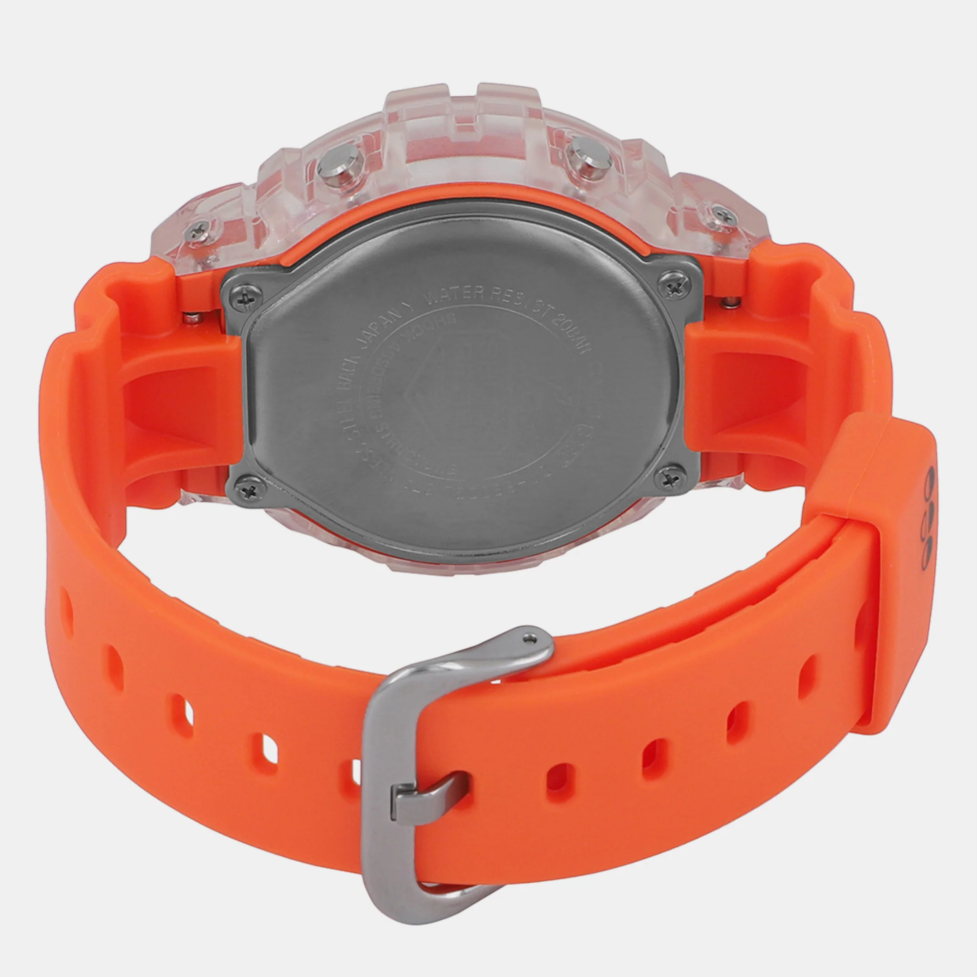 G-Shock Men Quartz Orange Dial Digital Resin Watch G1362 - Image 4