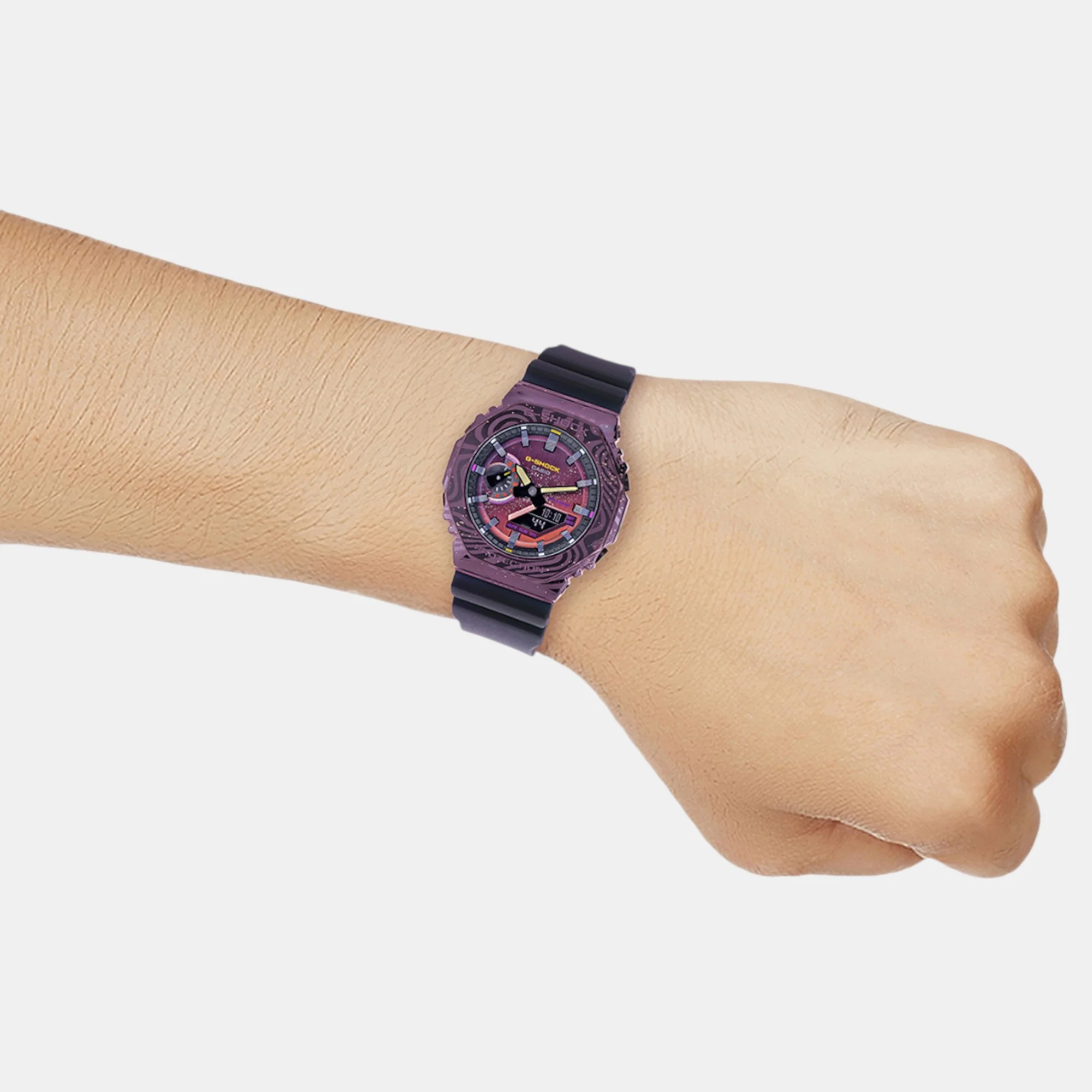 G-Shock Men Quartz Purple Dial Analog-Digital Resin Watch G1503 - Image 8