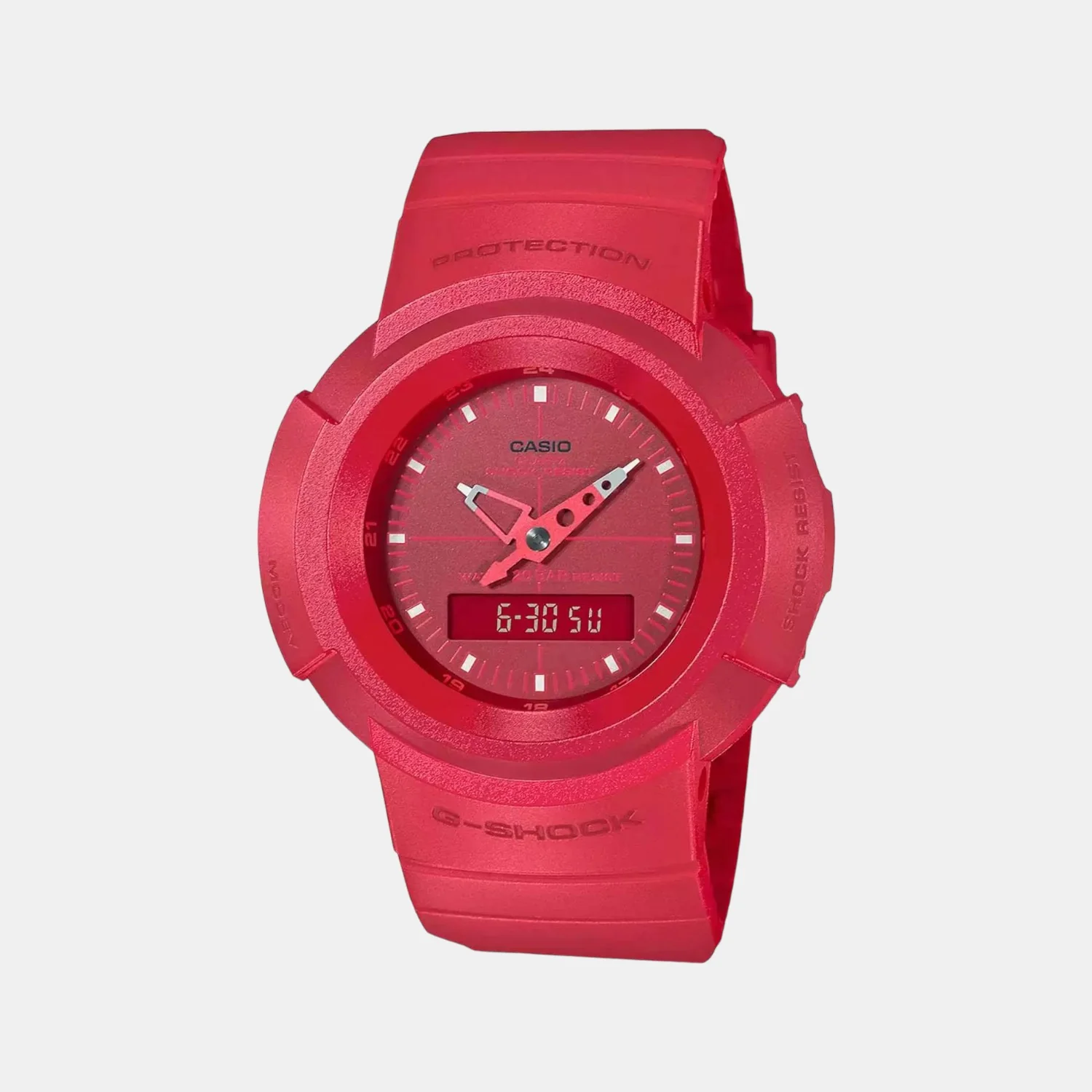 G-Shock Men Quartz Red Dial Analog-Digital Resin Watch G1081 - Image 2