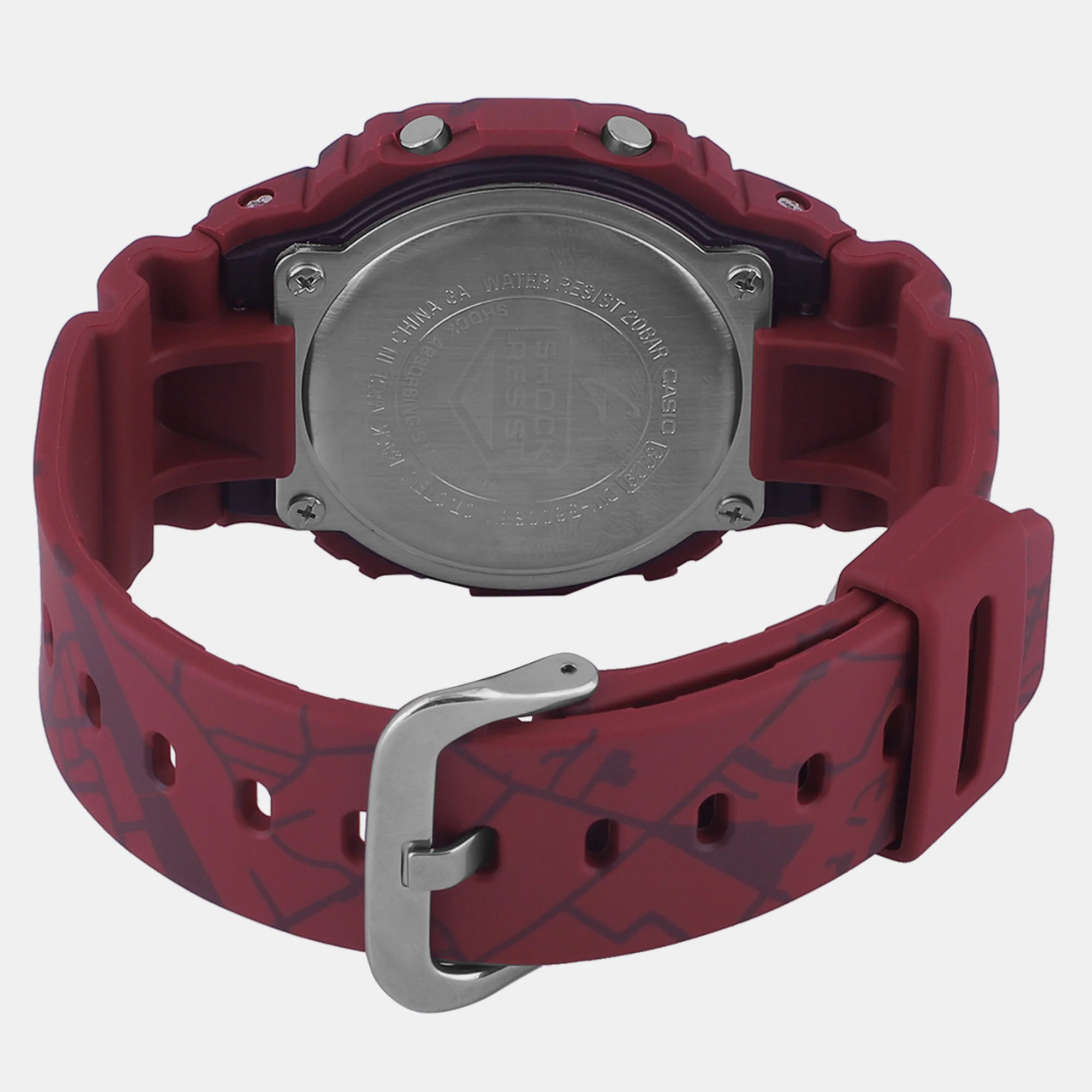 G-Shock Men Quartz Red Dial Digital Resin Watch G1361 - Image 4