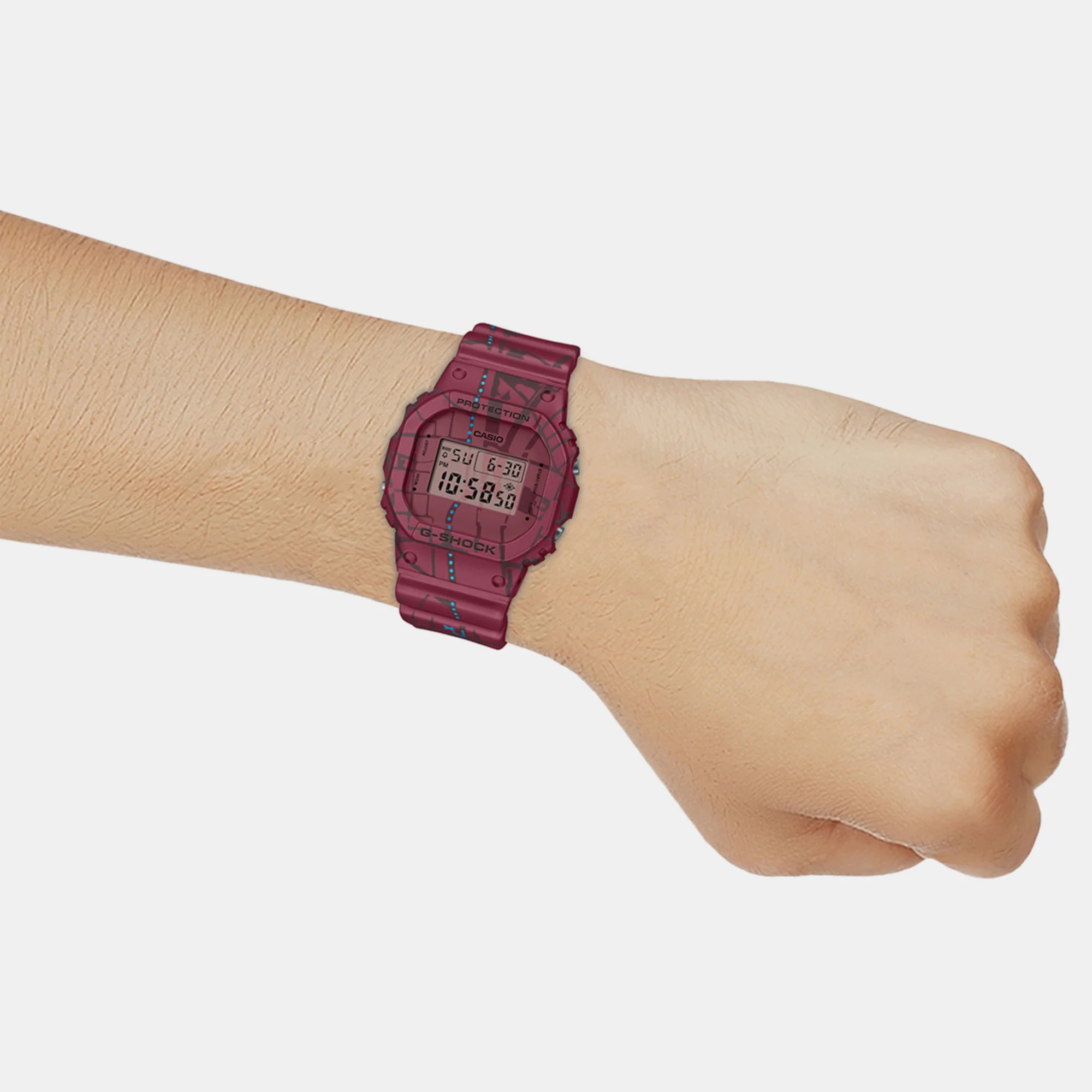 G-Shock Men Quartz Red Dial Digital Resin Watch G1361 - Image 6