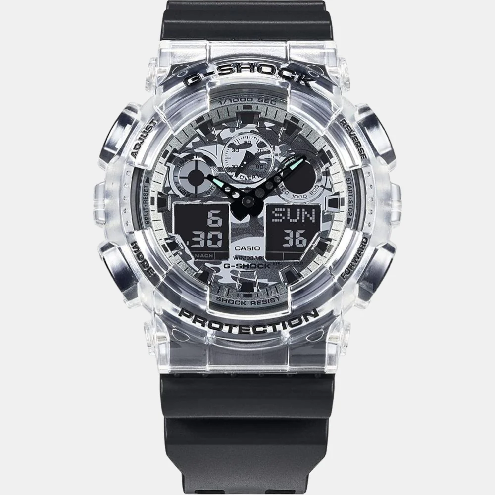 G-Shock Men Quartz Silver Dial Analog-Digital Resin Watch G1281 - Image 5