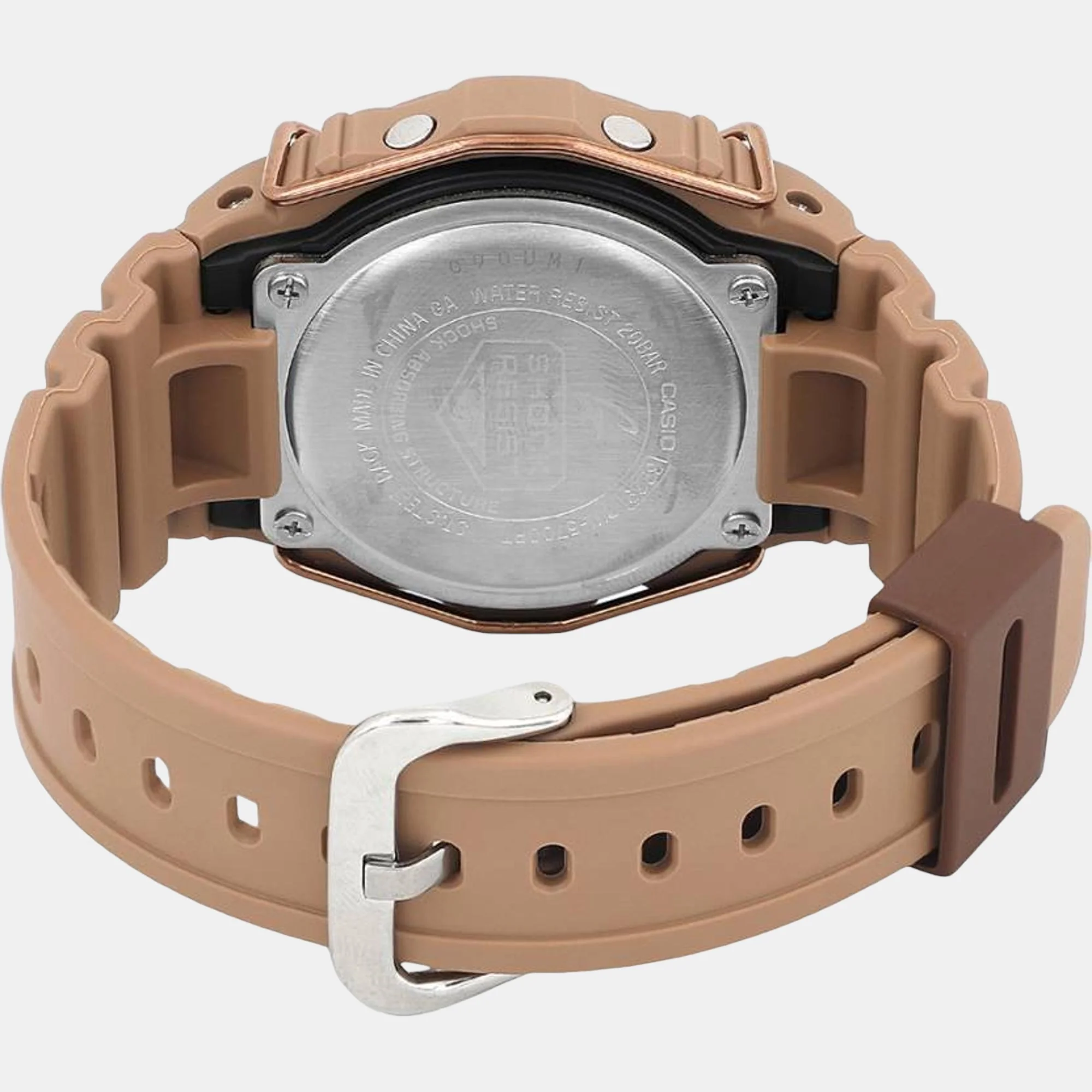 G-Shock Men Quartz Rose Gold Dial Digital Silicone Watch G1336 - Image 4
