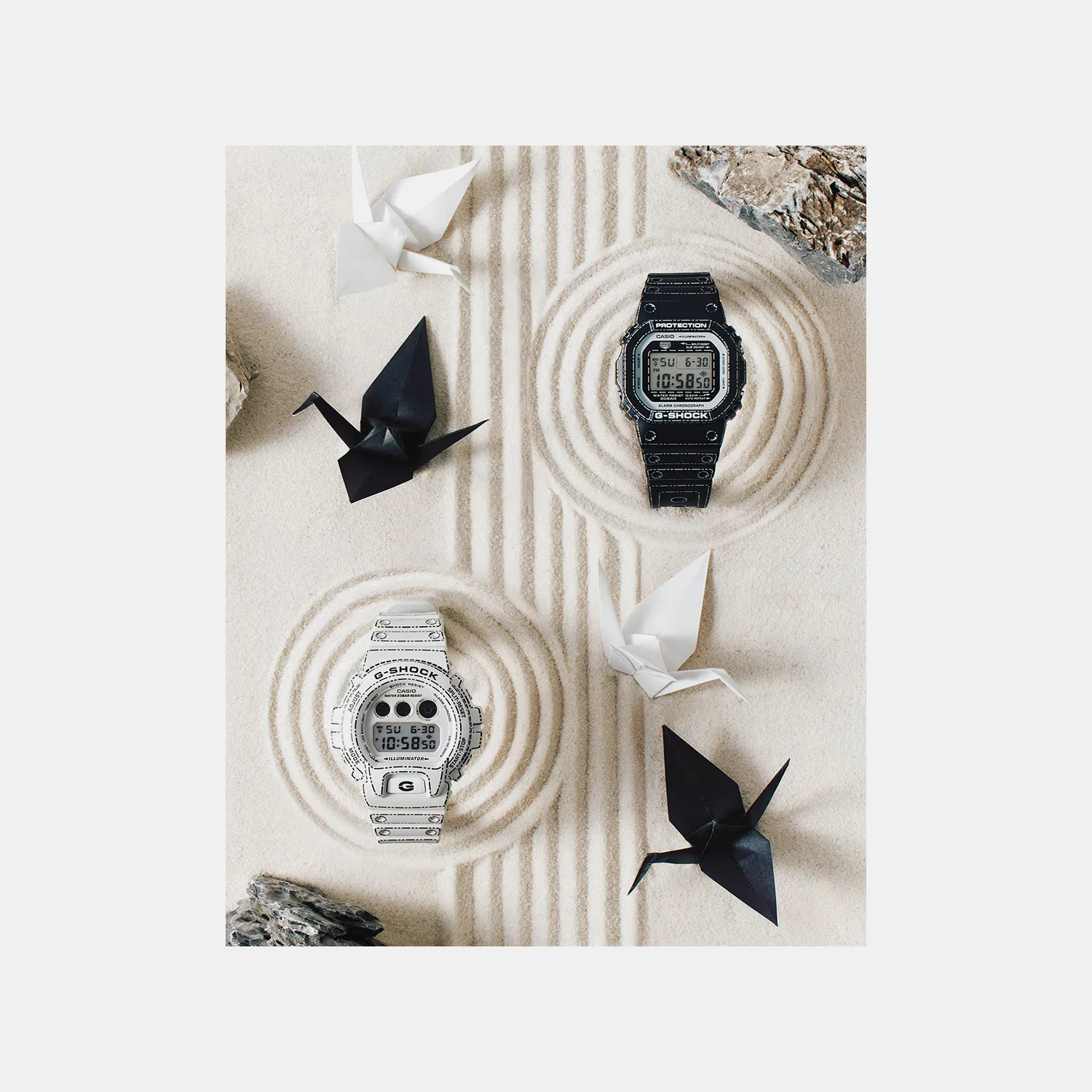 G-shock Men Quartz White Dial Digital Resin Watch G1748 - Image 3
