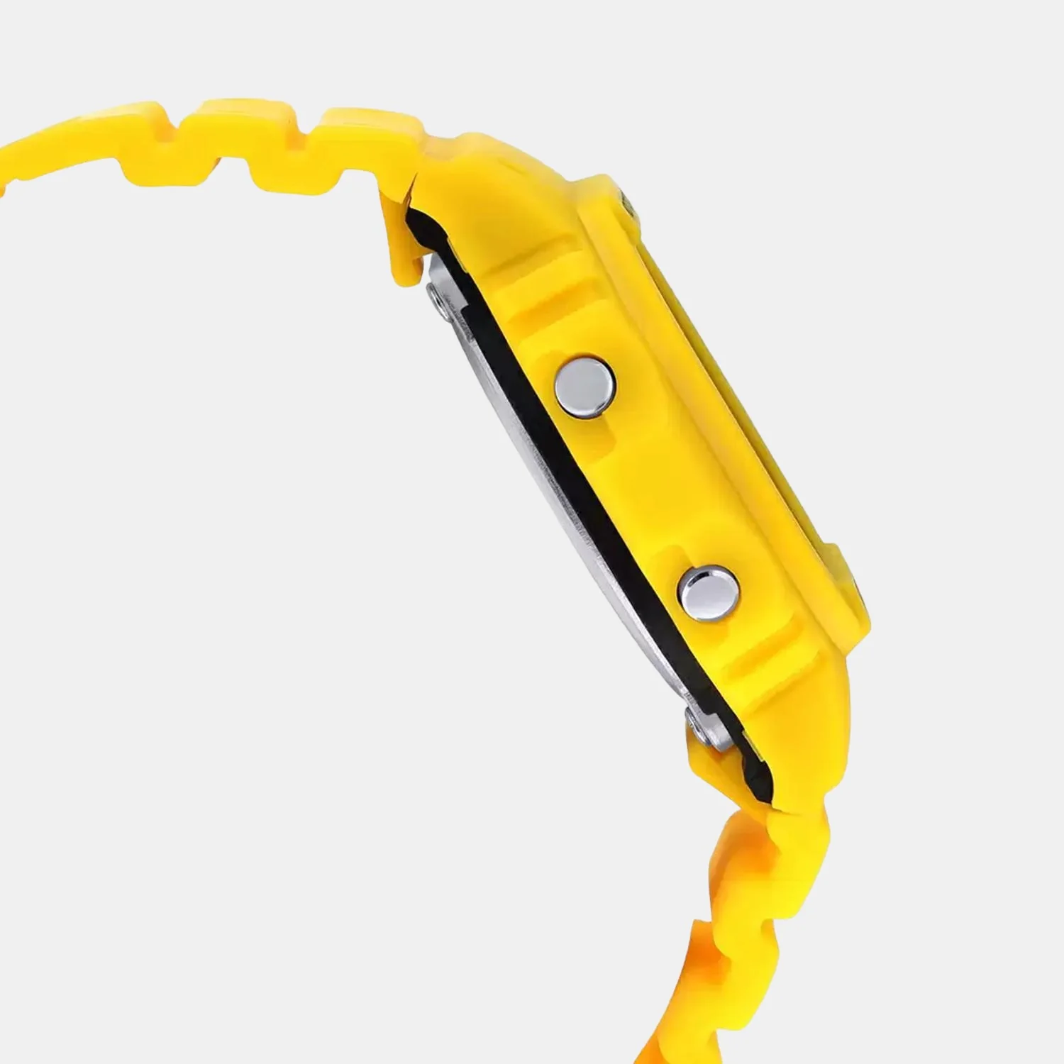 G-Shock Men Quartz Yellow Dial Digital Stainless Steel Watch G1184 - Image 4