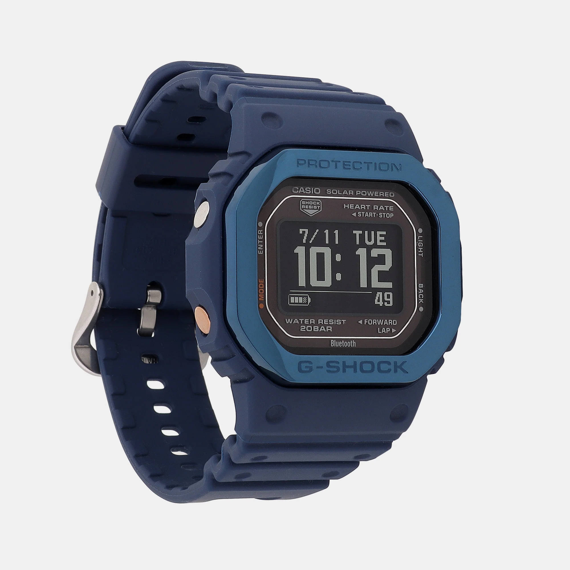 G-Shock Men Solar Blue Dial Digital Resin Watch DW-H5600MB-2 G1407 - Image 4