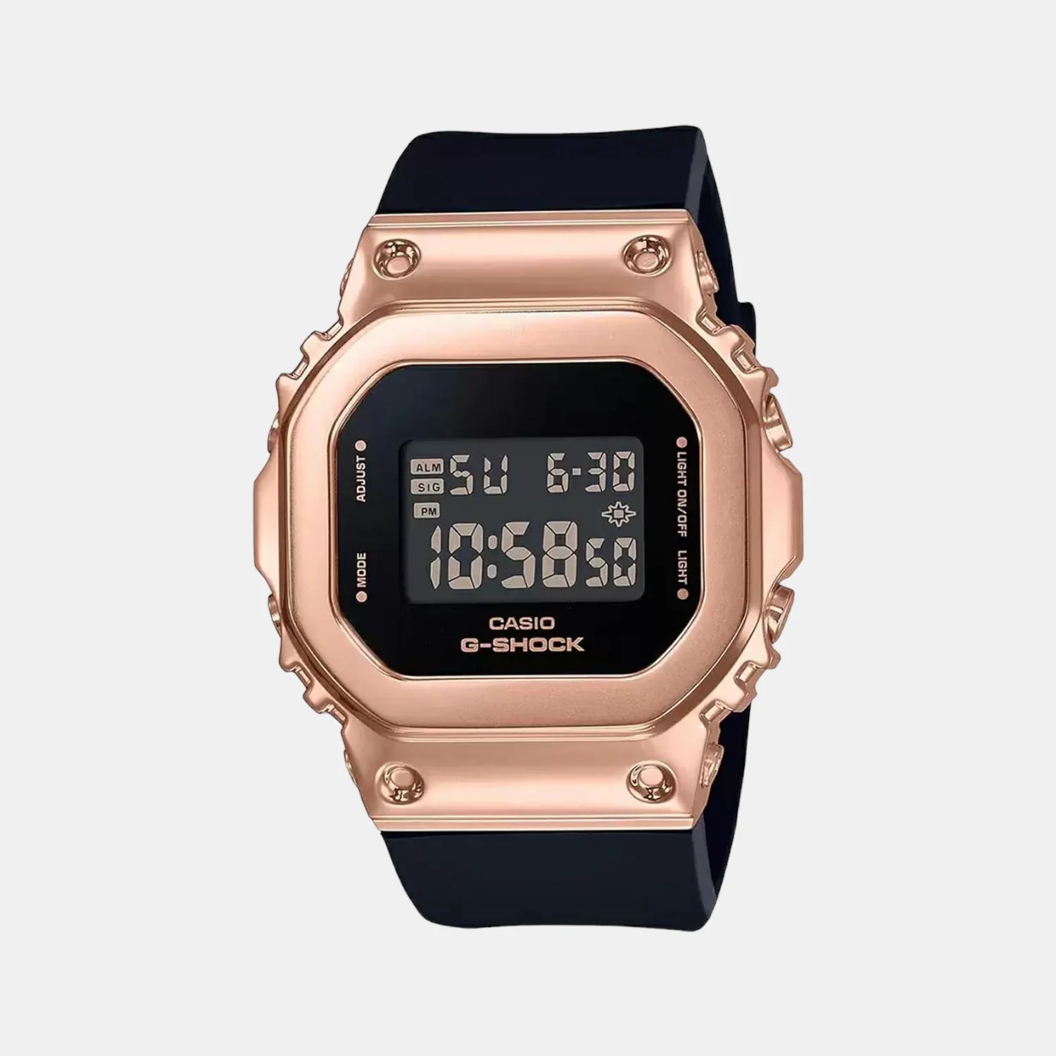 G-Shock Women Quartz Black Dial Digital Resin Watch G1070
