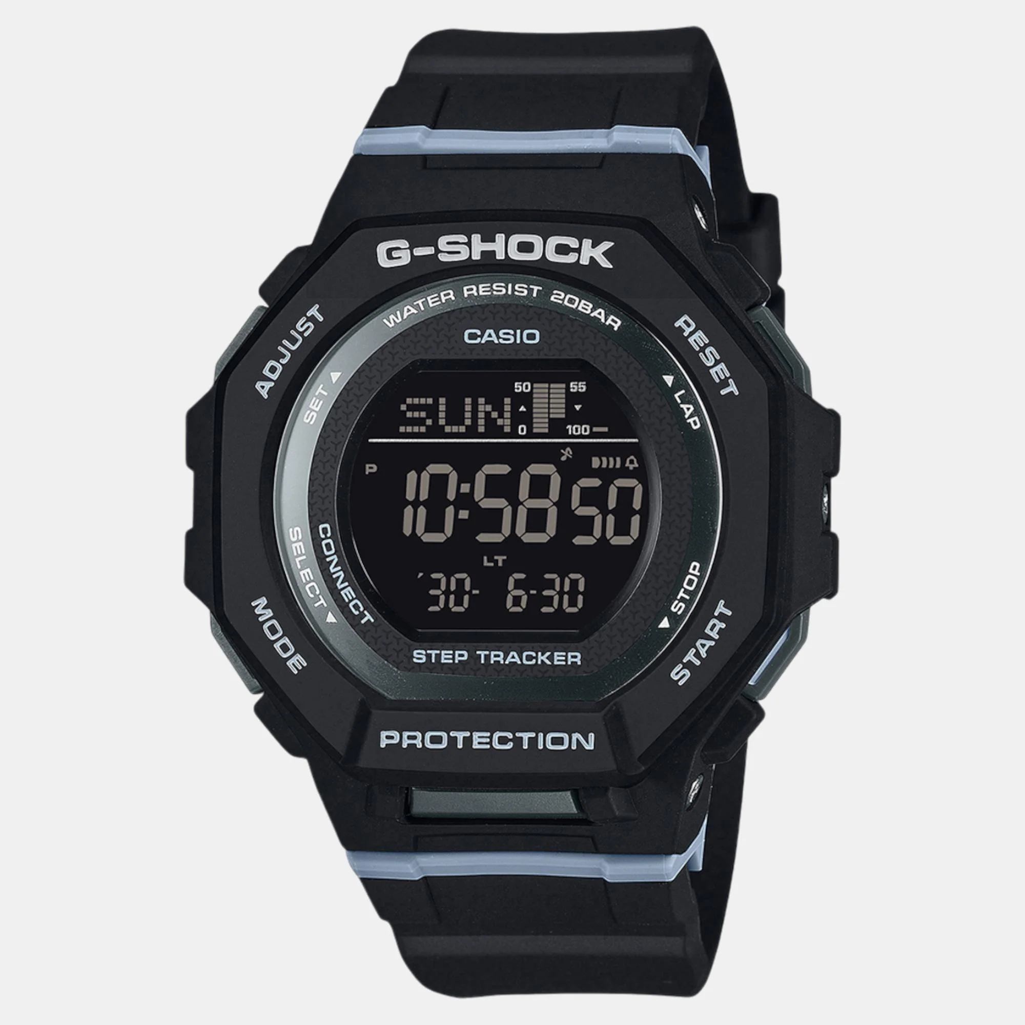 G-Shock Women Quartz Black Dial Digital Resin Watch G1617 - Image 2