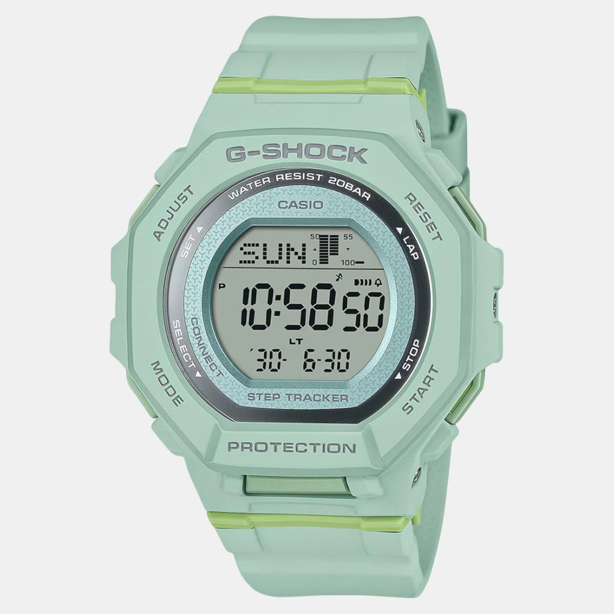 G-Shock Women Quartz Green Dial Digital Resin Watch G1618 - Image 2