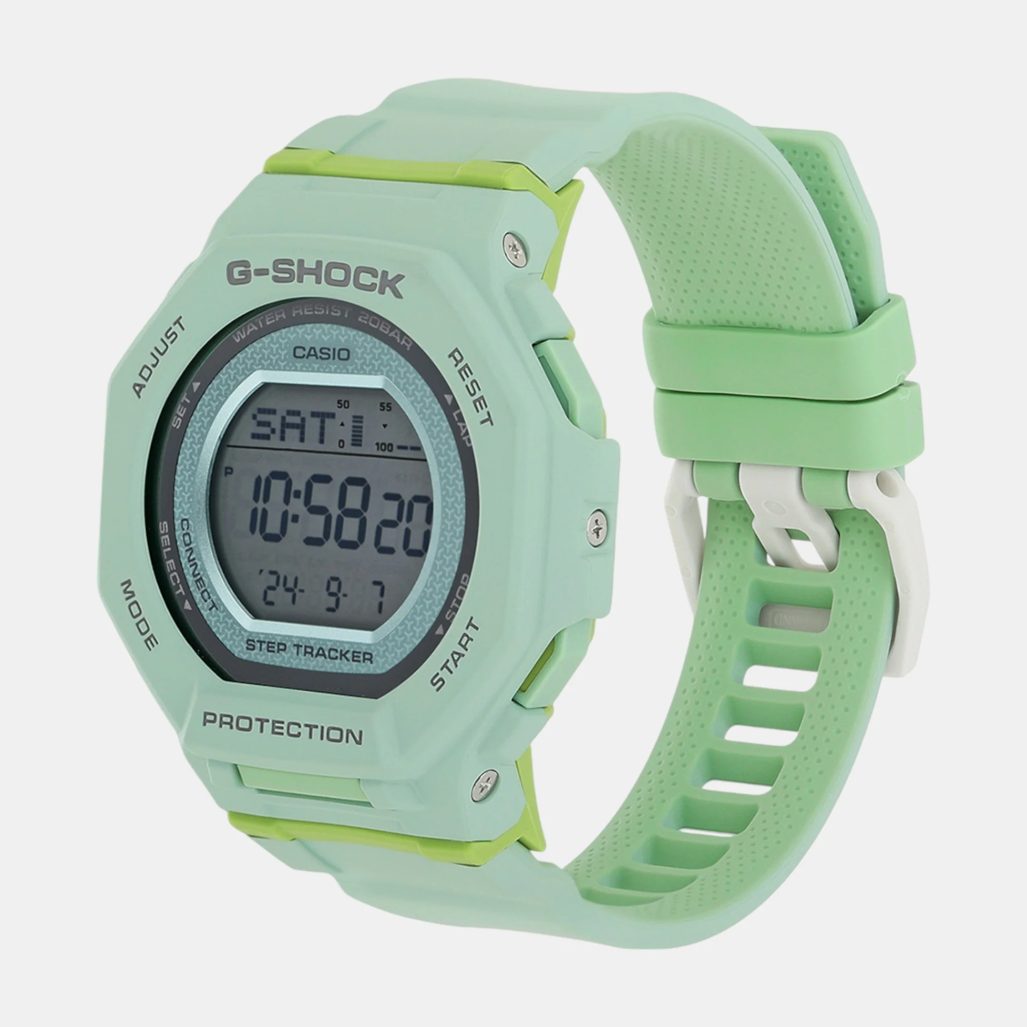 G-Shock Women Quartz Green Dial Digital Resin Watch G1618 - Image 3