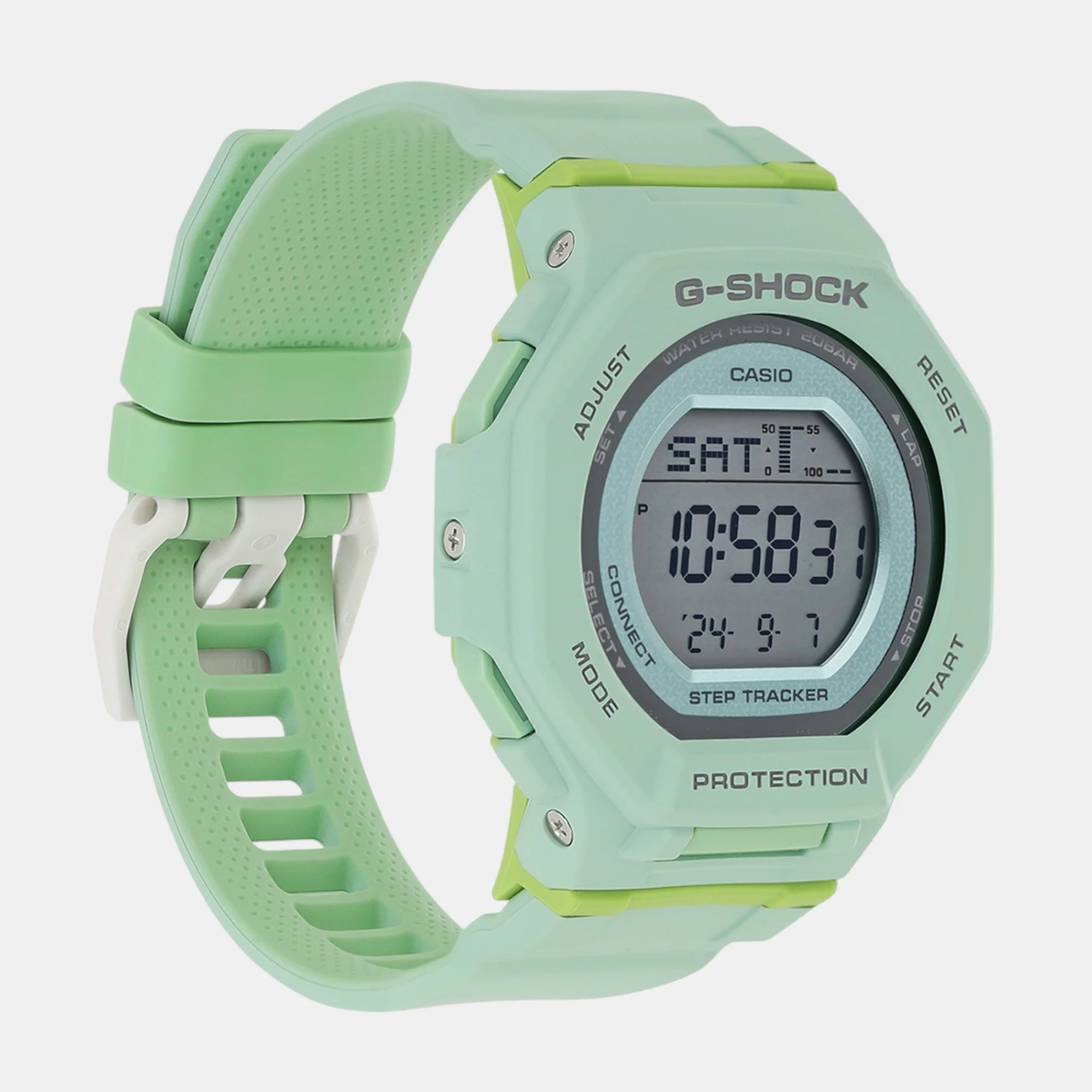 G-Shock Women Quartz Green Dial Digital Resin Watch G1618 - Image 4