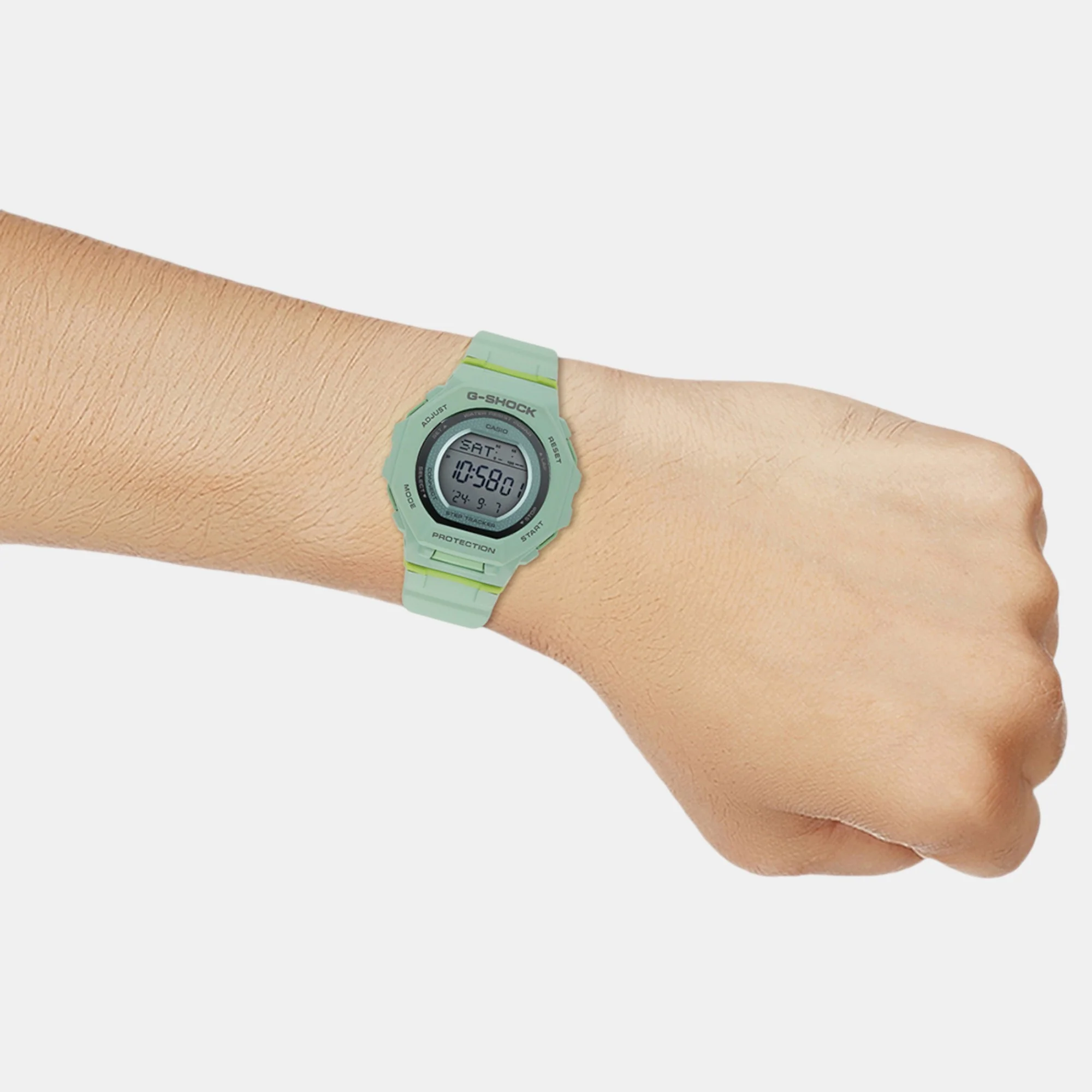 G-Shock Women Quartz Green Dial Digital Resin Watch G1618 - Image 8