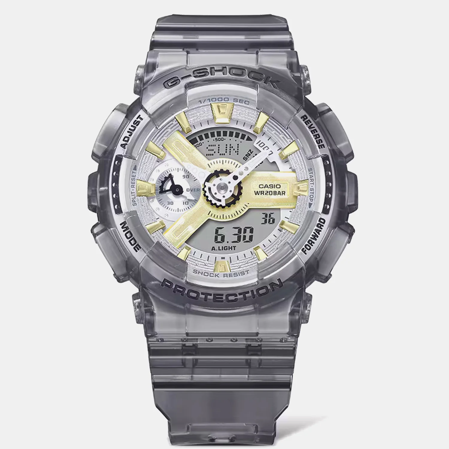 G-Shock Women Quartz Grey Dial Analog-Digital Resin Watch G1224 - Image 3