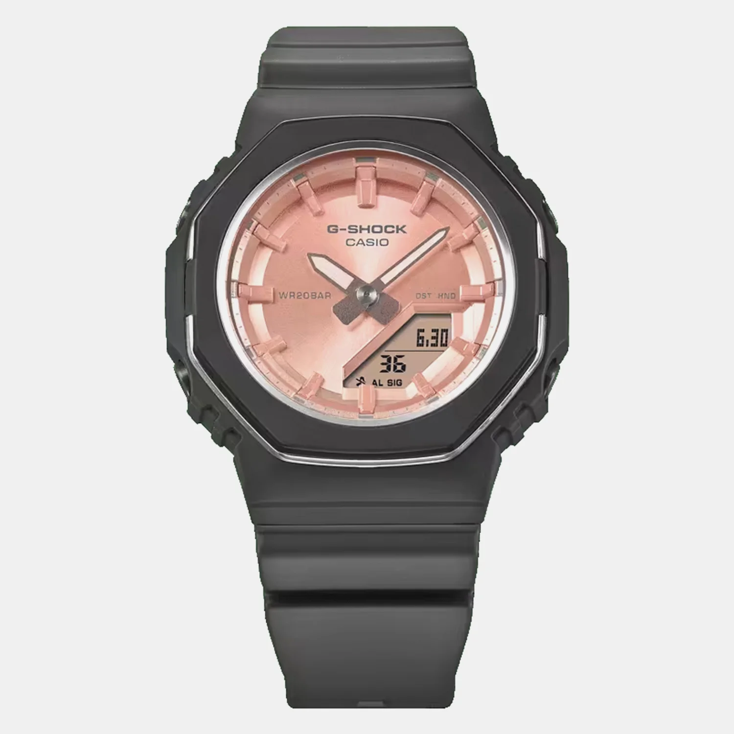 G-shock Women Quartz Light Pink Dial Analog-Digital Resin Watch G1778 - Image 2